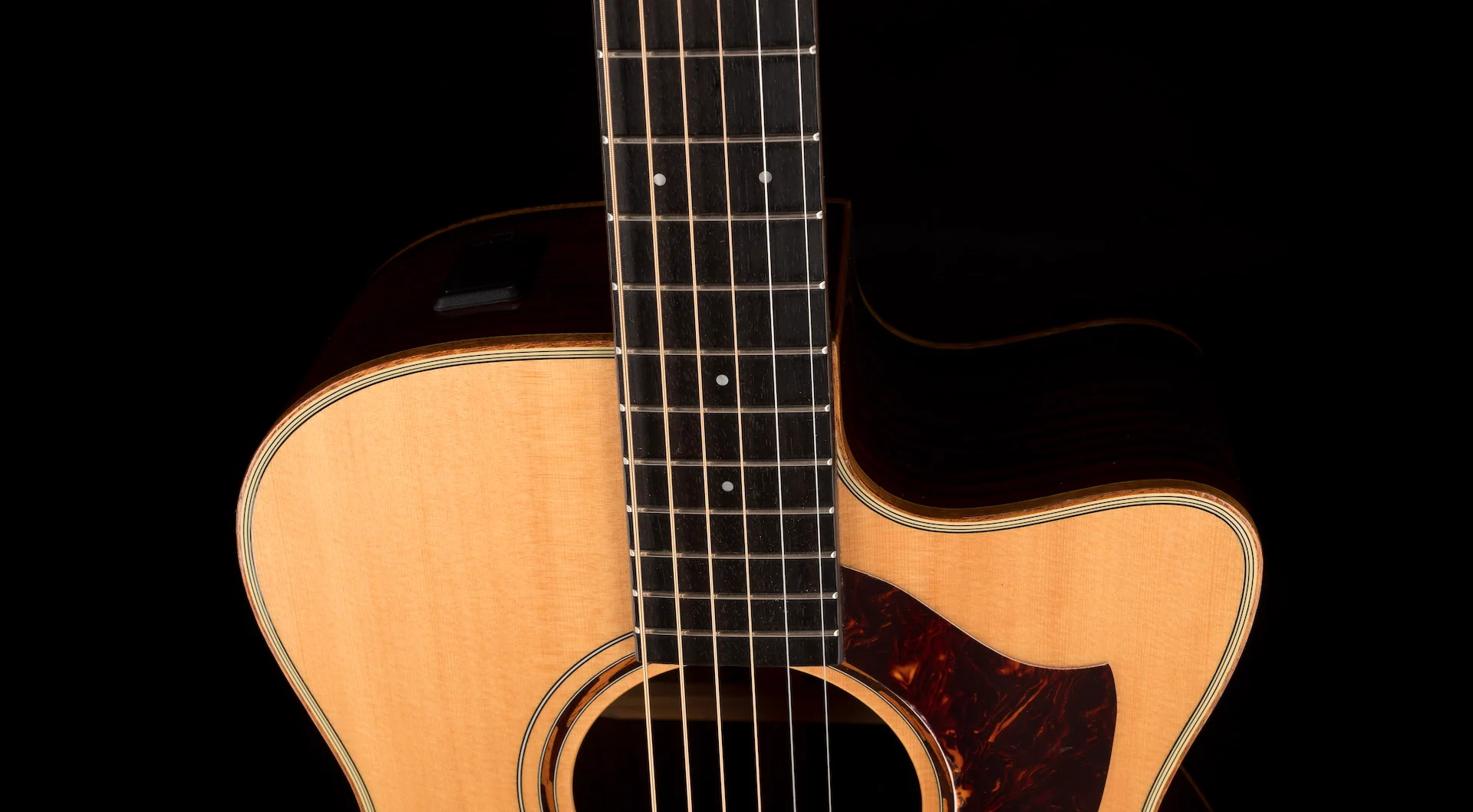 Used Yamaha AC3R Concert Vintage Natural Acoustic Electric Guitar With Case - Image 3