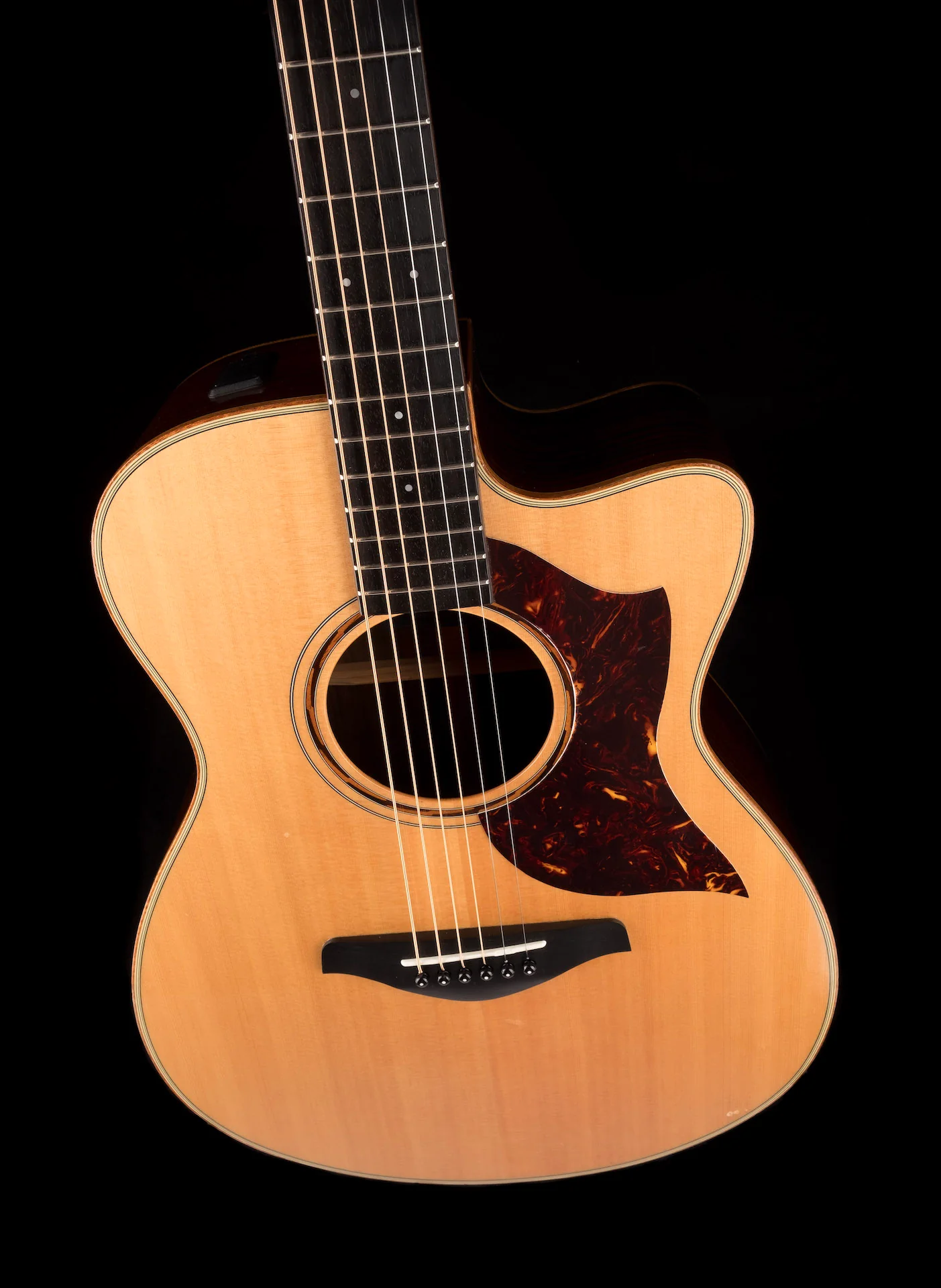 Used Yamaha AC3R Concert Vintage Natural Acoustic Electric Guitar With Case - Image 4