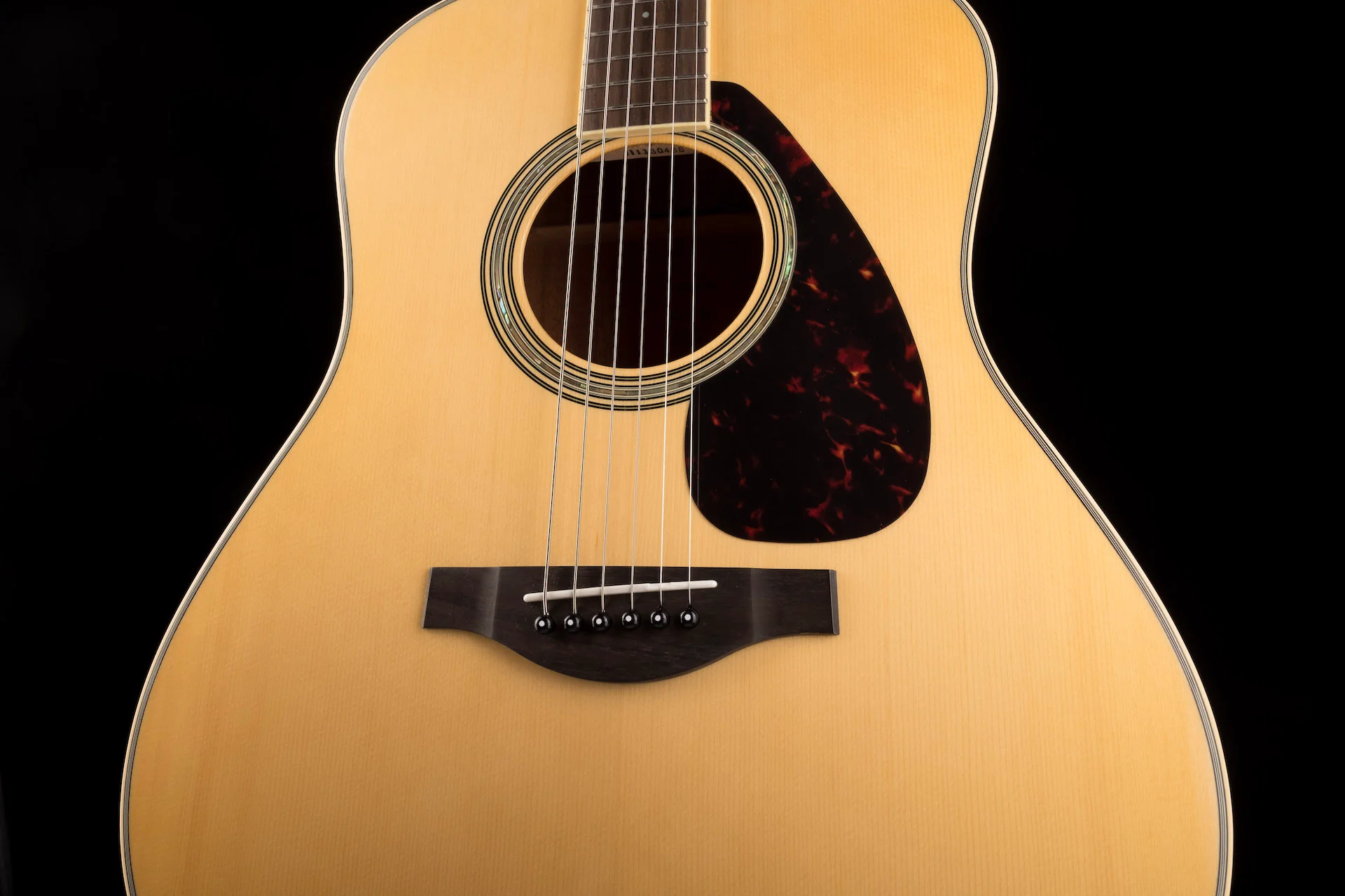 Used Yamaha LL6 ARE Original Jumbo Mahogany Natural Acoustic Electric Guitar With Gig Bag - Image 6
