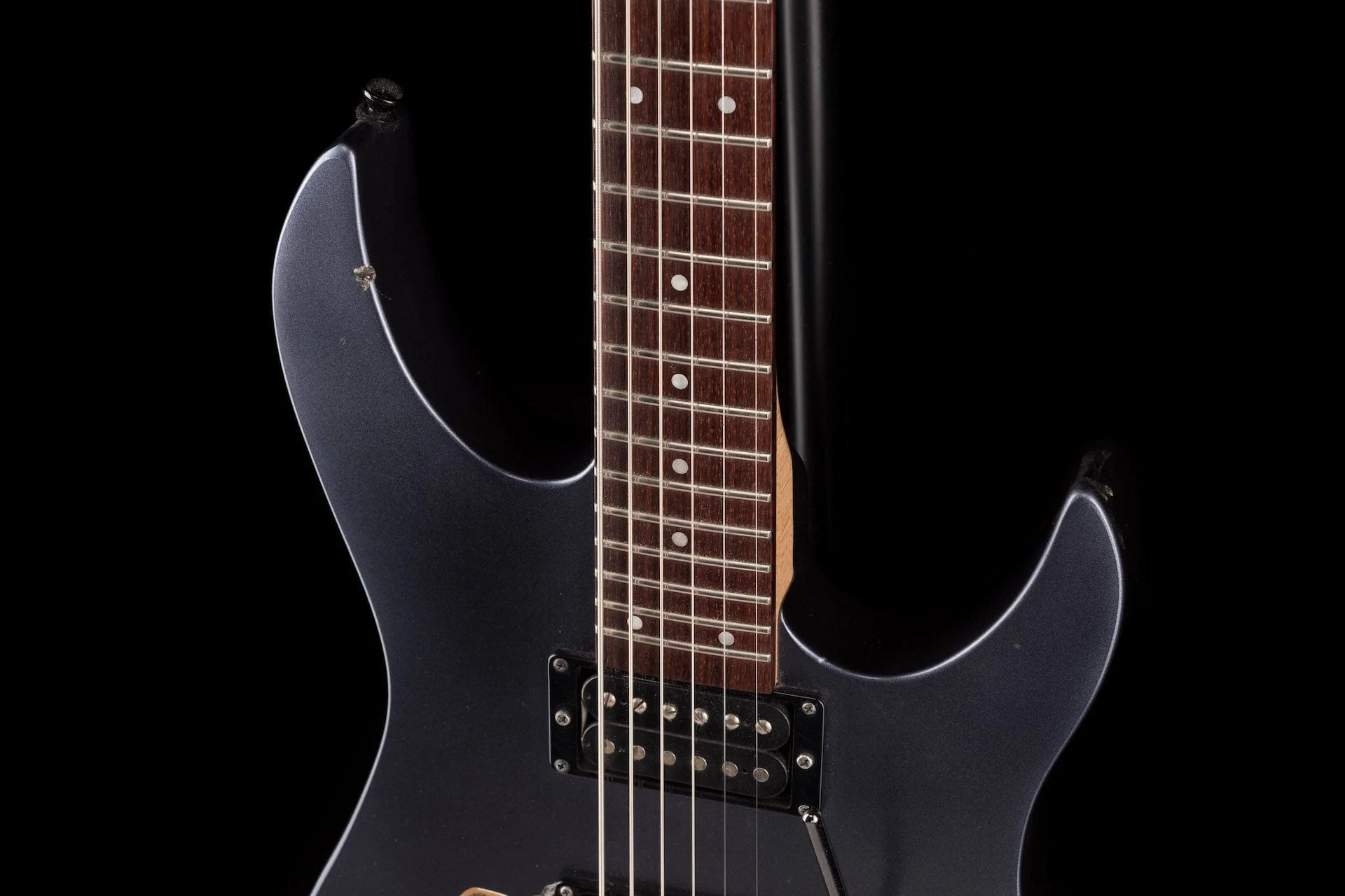 Used Yamaha RGX 420 S Drop 6 Baritone Satin Gray - Image 3