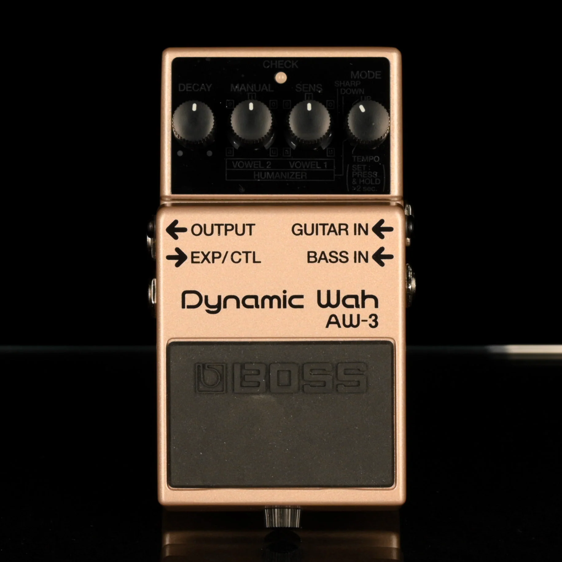 Used Boss AW-3 Dynamic Wah Guitar Pedal With Box - Image 2
