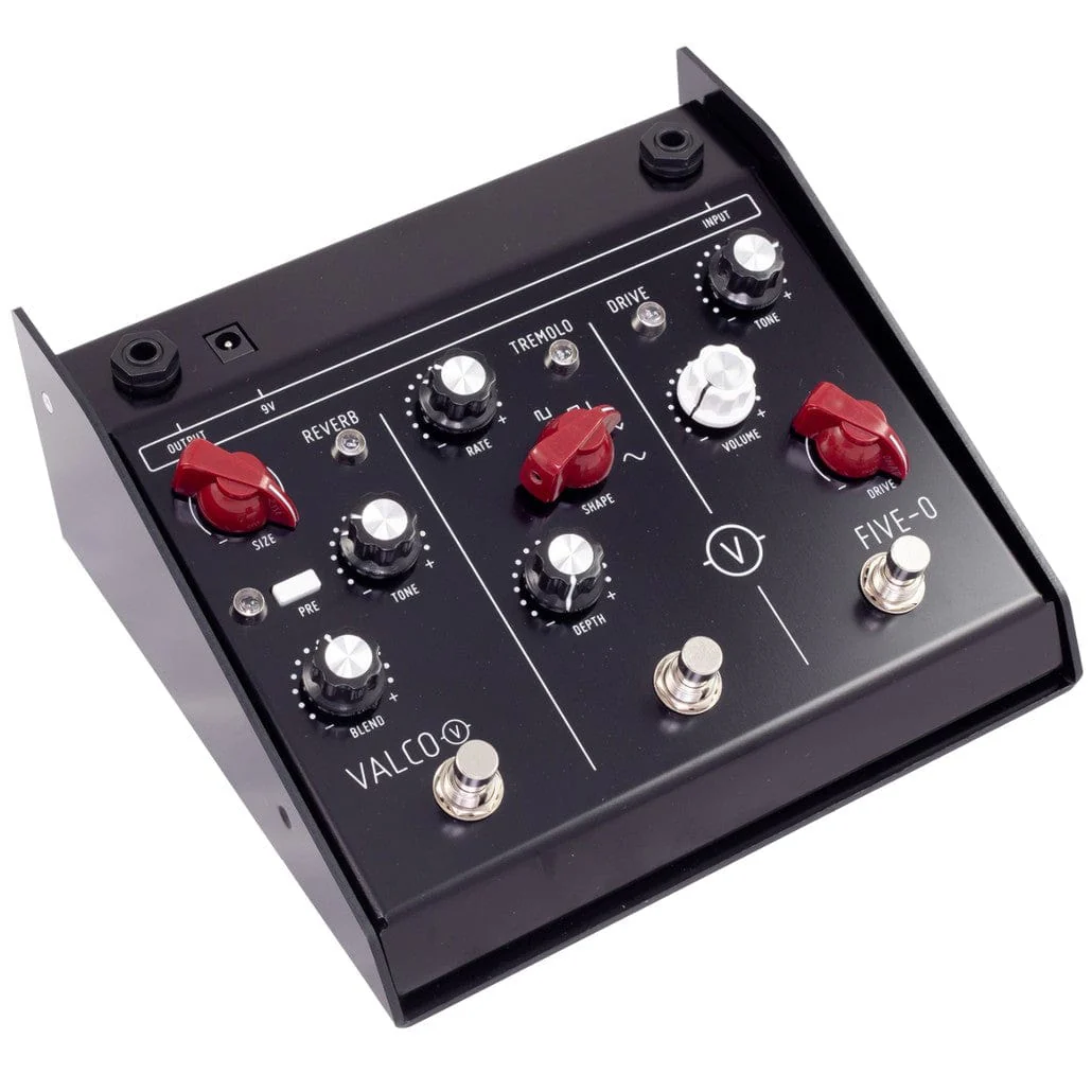 Valco FX Five-0 Drive/Tremolo/Reverb Multi-Effect Guitar Effect Pedal - Image 2