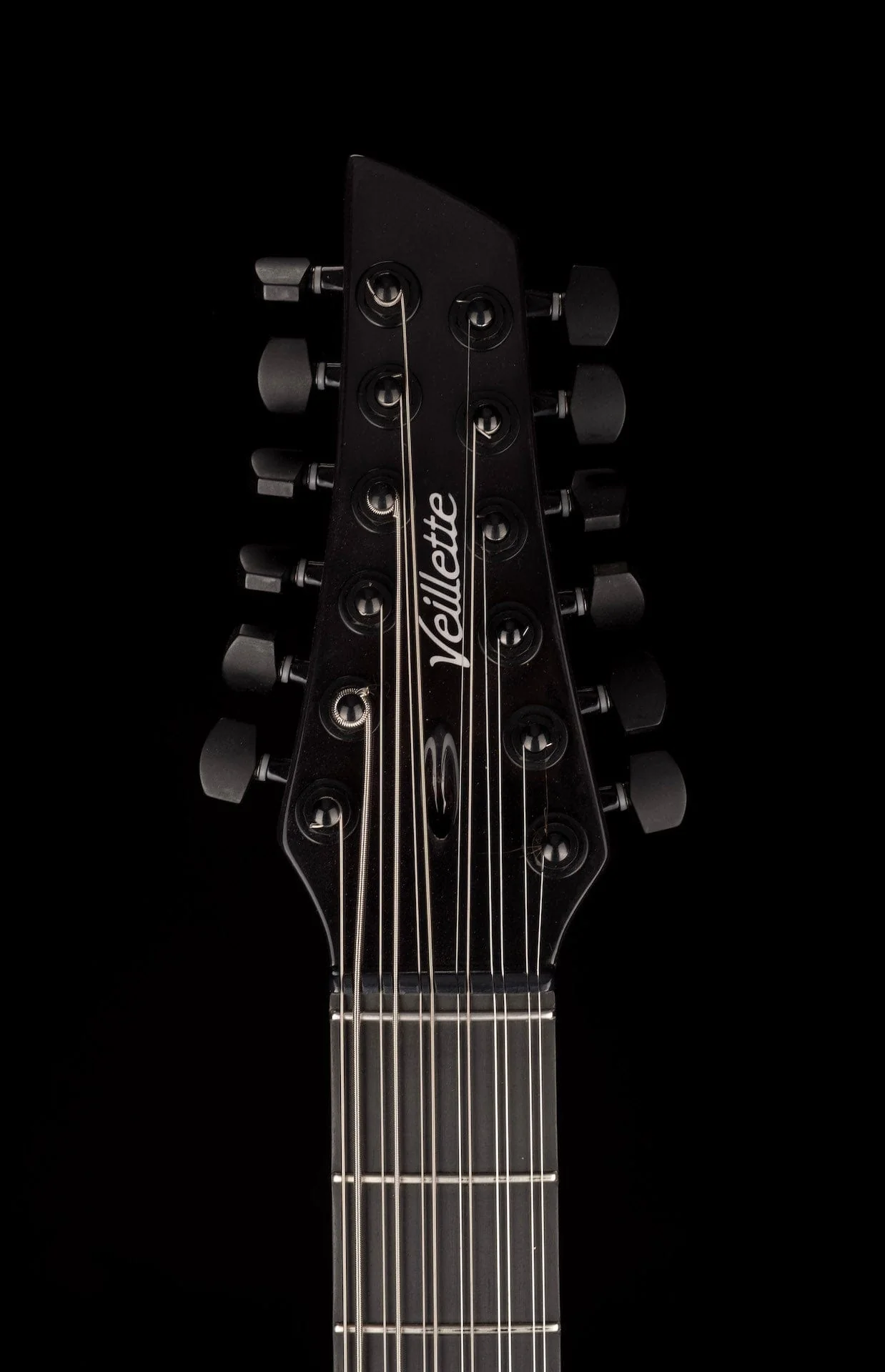 Veillette Aero 12-String Baritone 1/1 Custom Color UltraViolet Purpleburst W/Case - Image 16