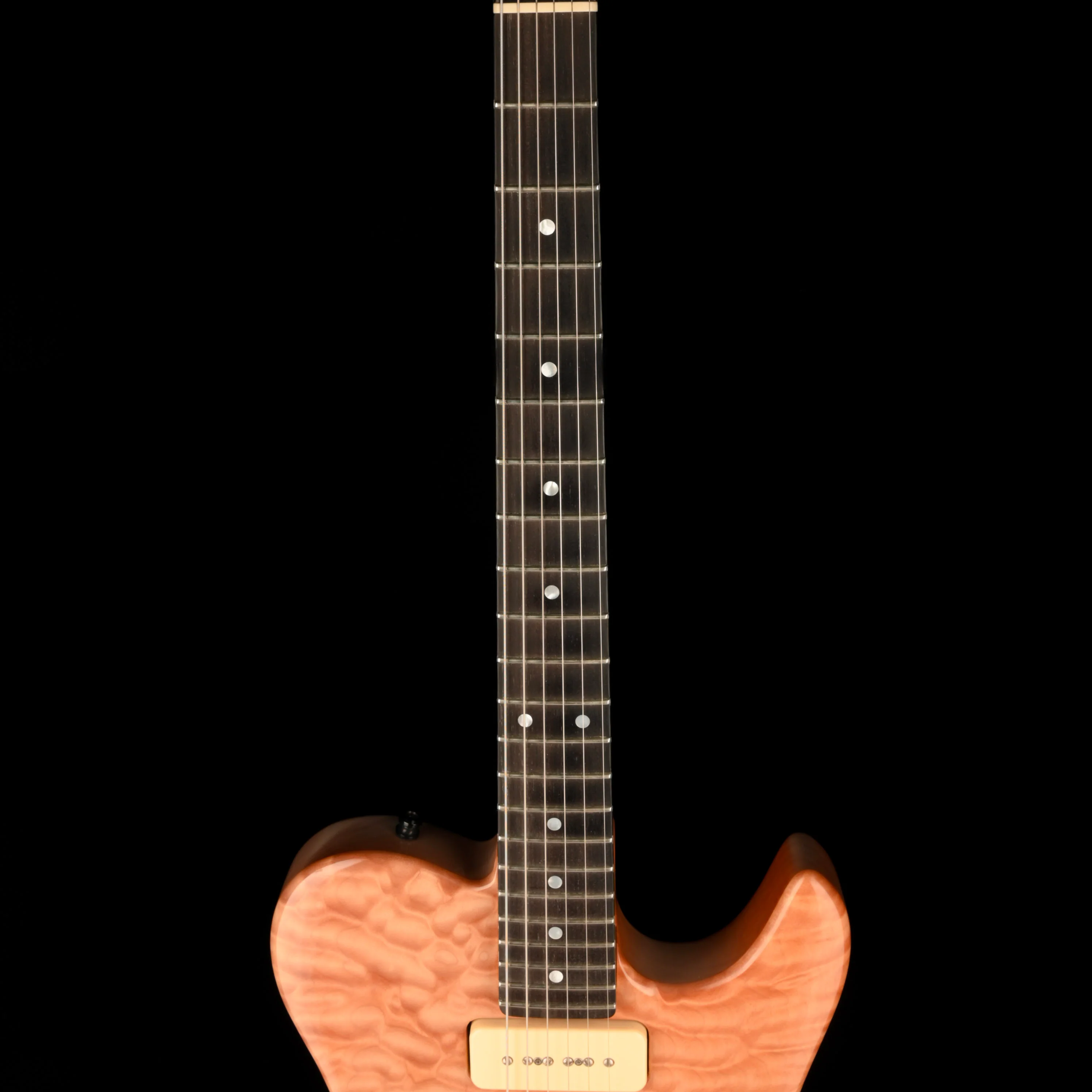Victor Guitar Company Finster Custom 3P90 Quilted Maple Top T-Style Guitar W HSC - Image 8