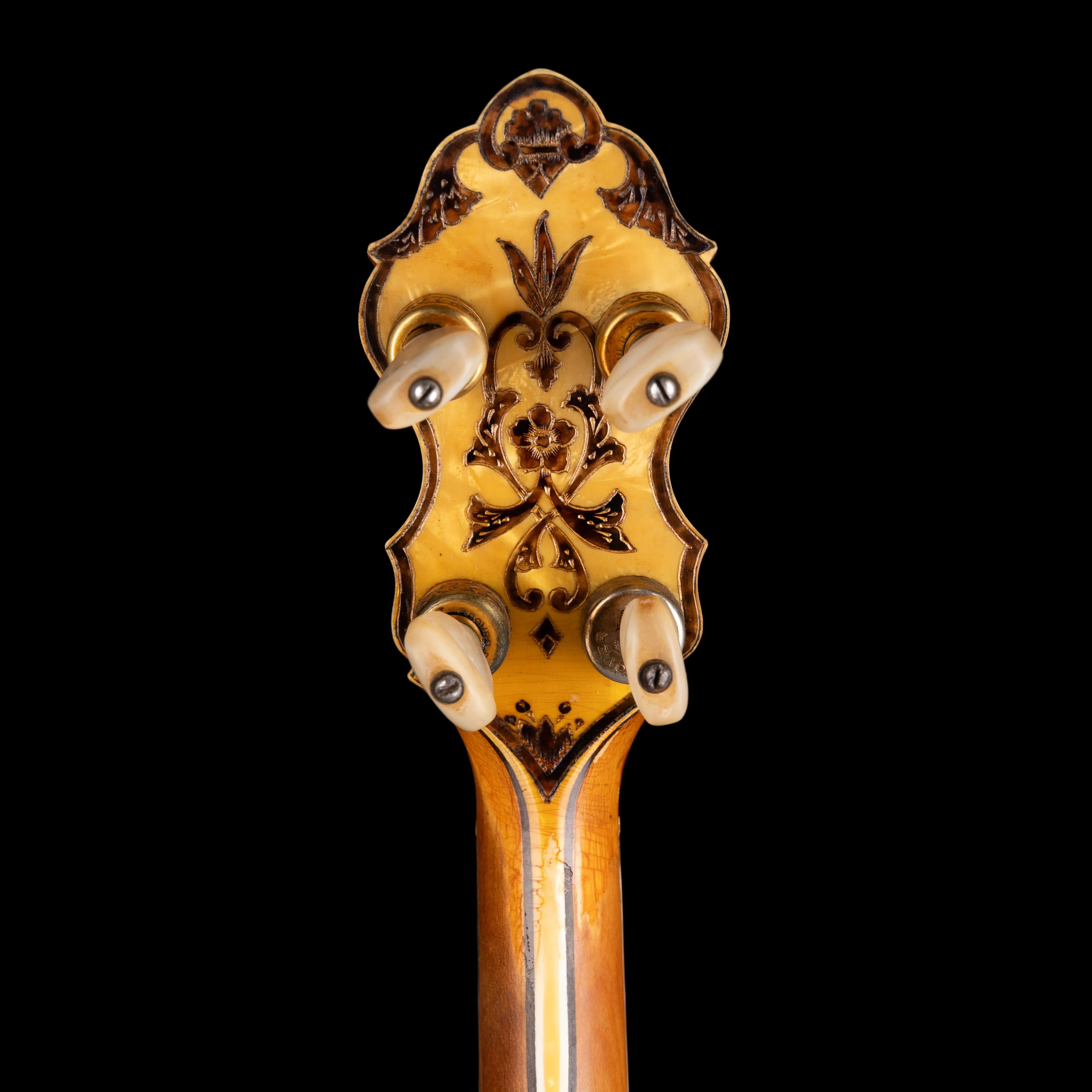 Vintage 1930's Bacon and Day Montana Silver Bell Style No. 4 Tenor Banjo with OHSC - Frank Ovanin Collection - Image 15