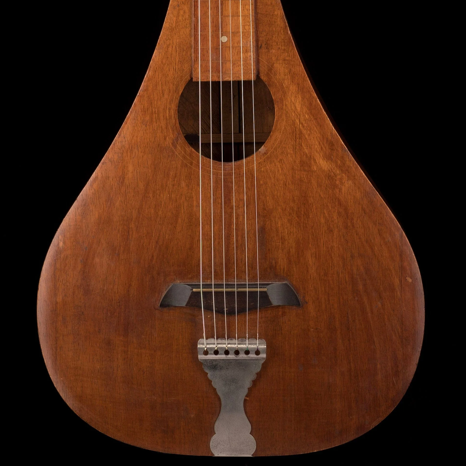 Vintage 1930s Weissenborn Hawaiian Style 1 Teardrop Koa Lap Steel With Soft Shell Case