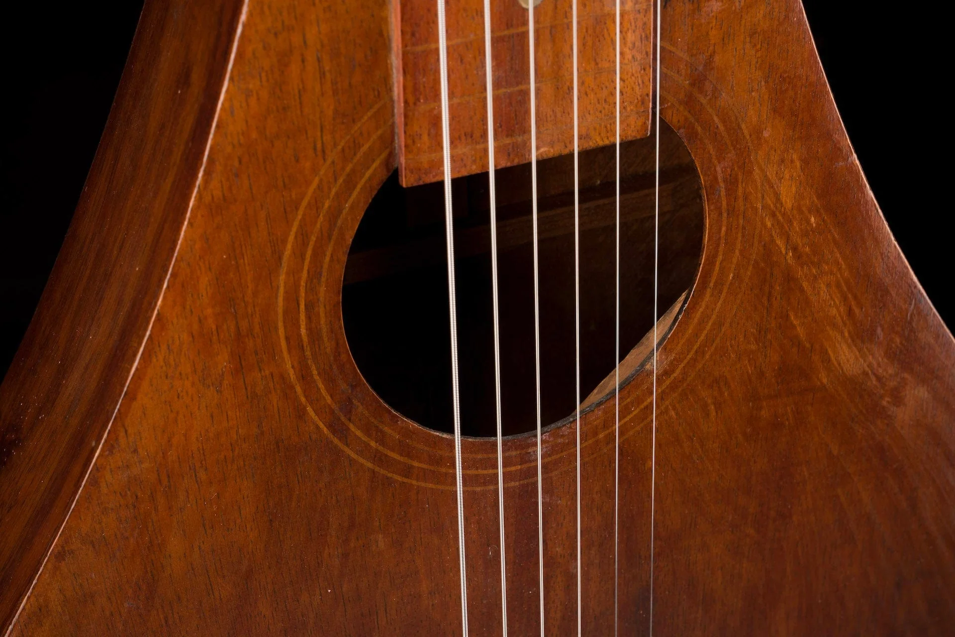 Vintage 1930s Weissenborn Hawaiian Style 1 Teardrop Koa Lap Steel With Soft Shell Case - Image 10