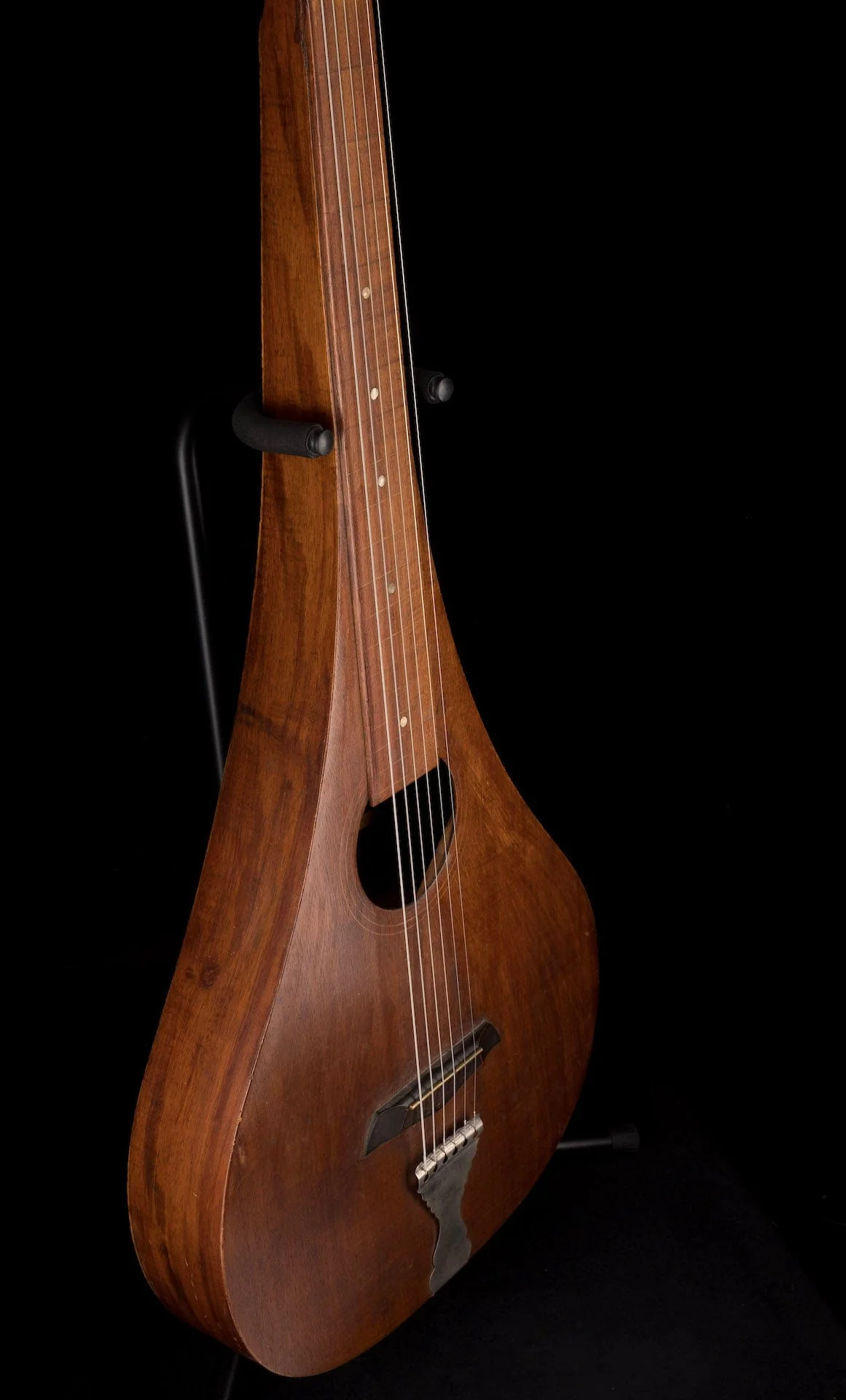 Vintage 1930s Weissenborn Hawaiian Style 1 Teardrop Koa Lap Steel With Soft Shell Case - Image 11