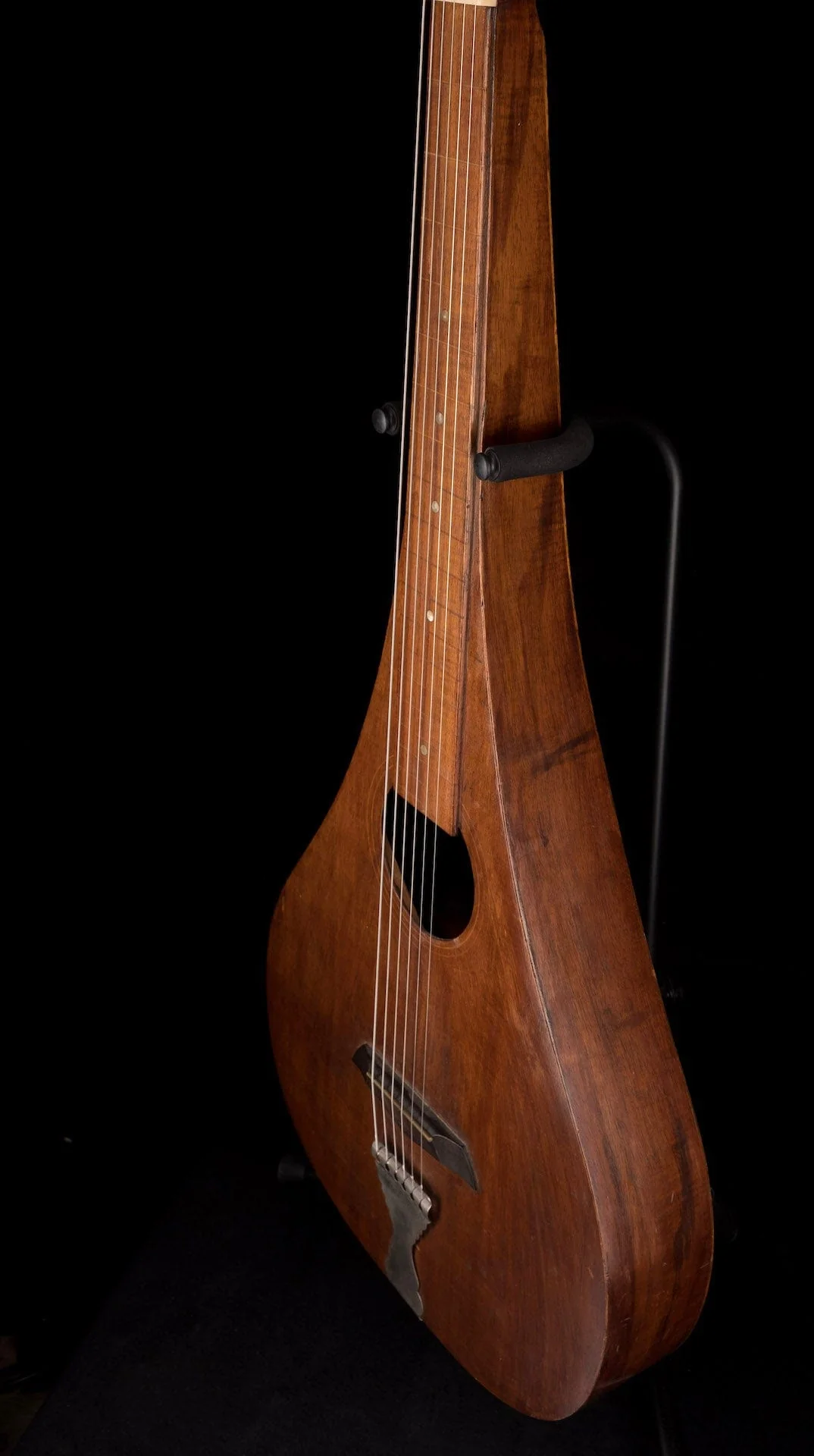 Vintage 1930s Weissenborn Hawaiian Style 1 Teardrop Koa Lap Steel With Soft Shell Case - Image 12