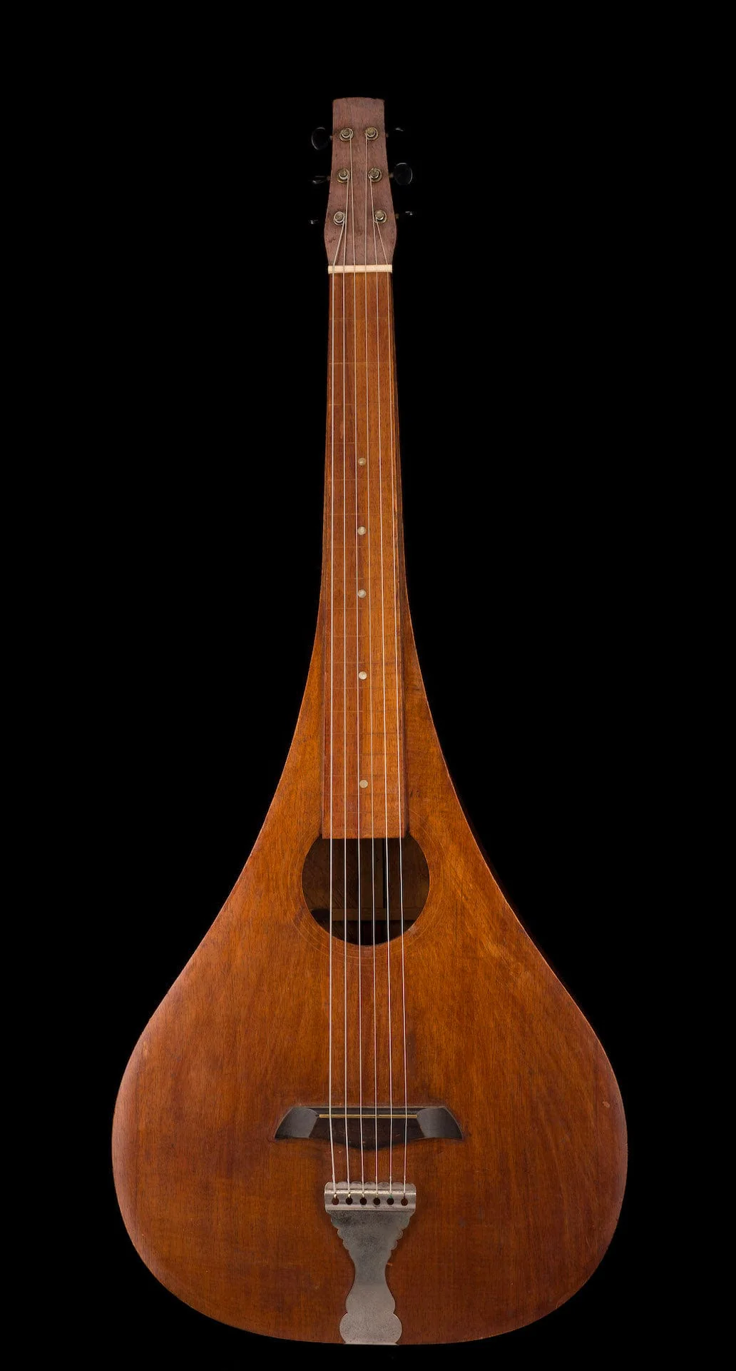 Vintage 1930s Weissenborn Hawaiian Style 1 Teardrop Koa Lap Steel With Soft Shell Case - Image 3