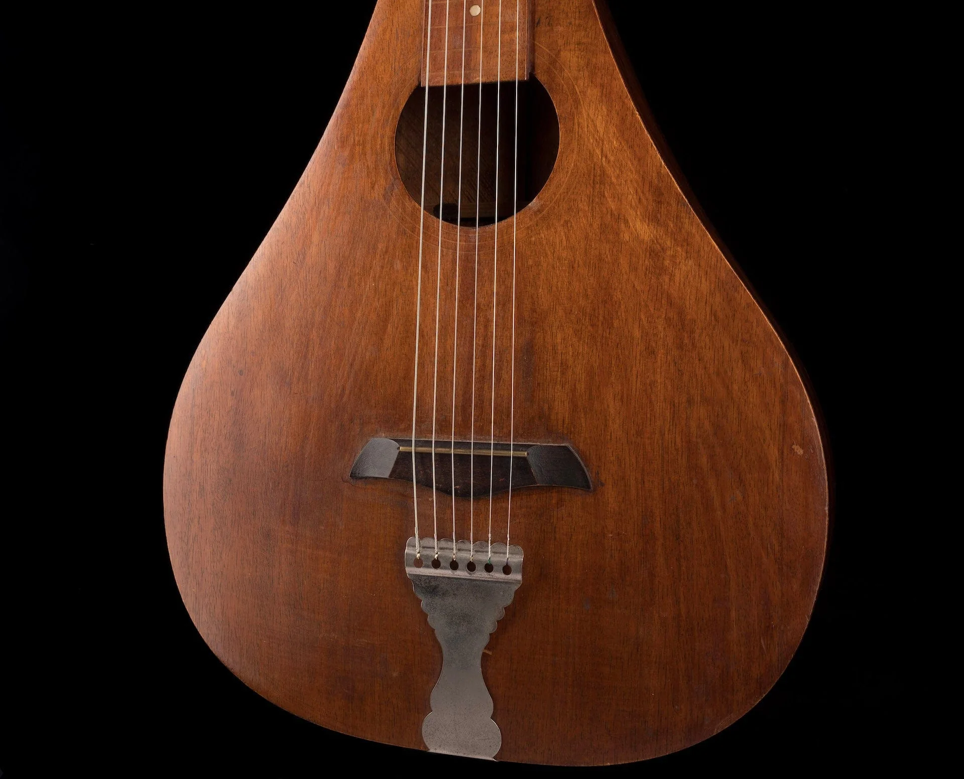 Vintage 1930s Weissenborn Hawaiian Style 1 Teardrop Koa Lap Steel With Soft Shell Case - Image 8