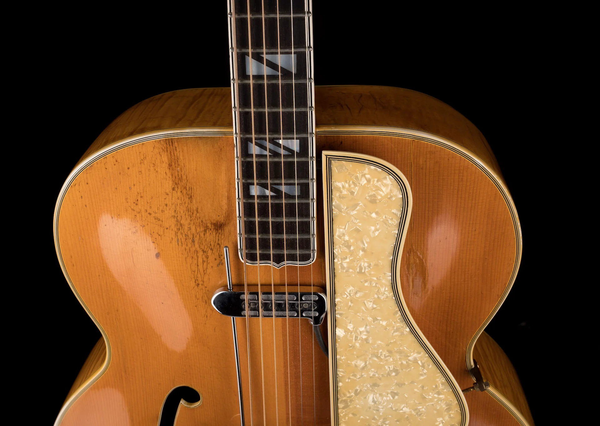 Vintage 1940 Gibson Super 400E Natural with Case - Ry Cooder Collection - Image 3