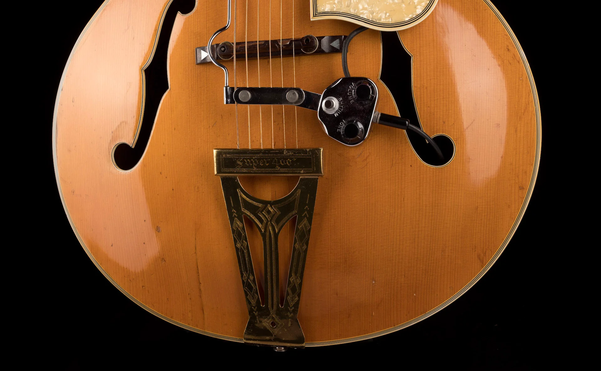Vintage 1940 Gibson Super 400E Natural with Case - Ry Cooder Collection - Image 5