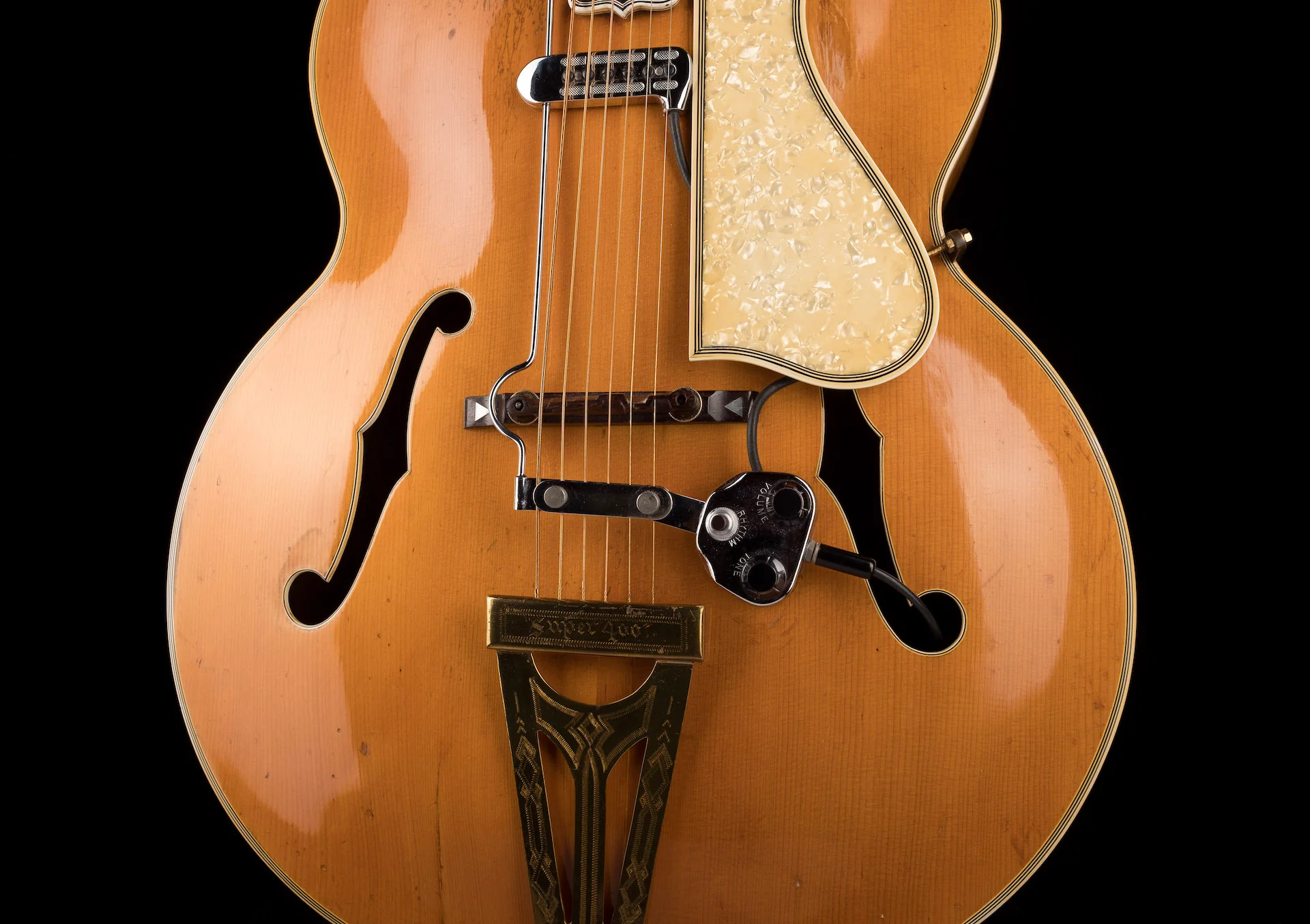 Vintage 1940 Gibson Super 400E Natural with Case - Ry Cooder Collection - Image 6