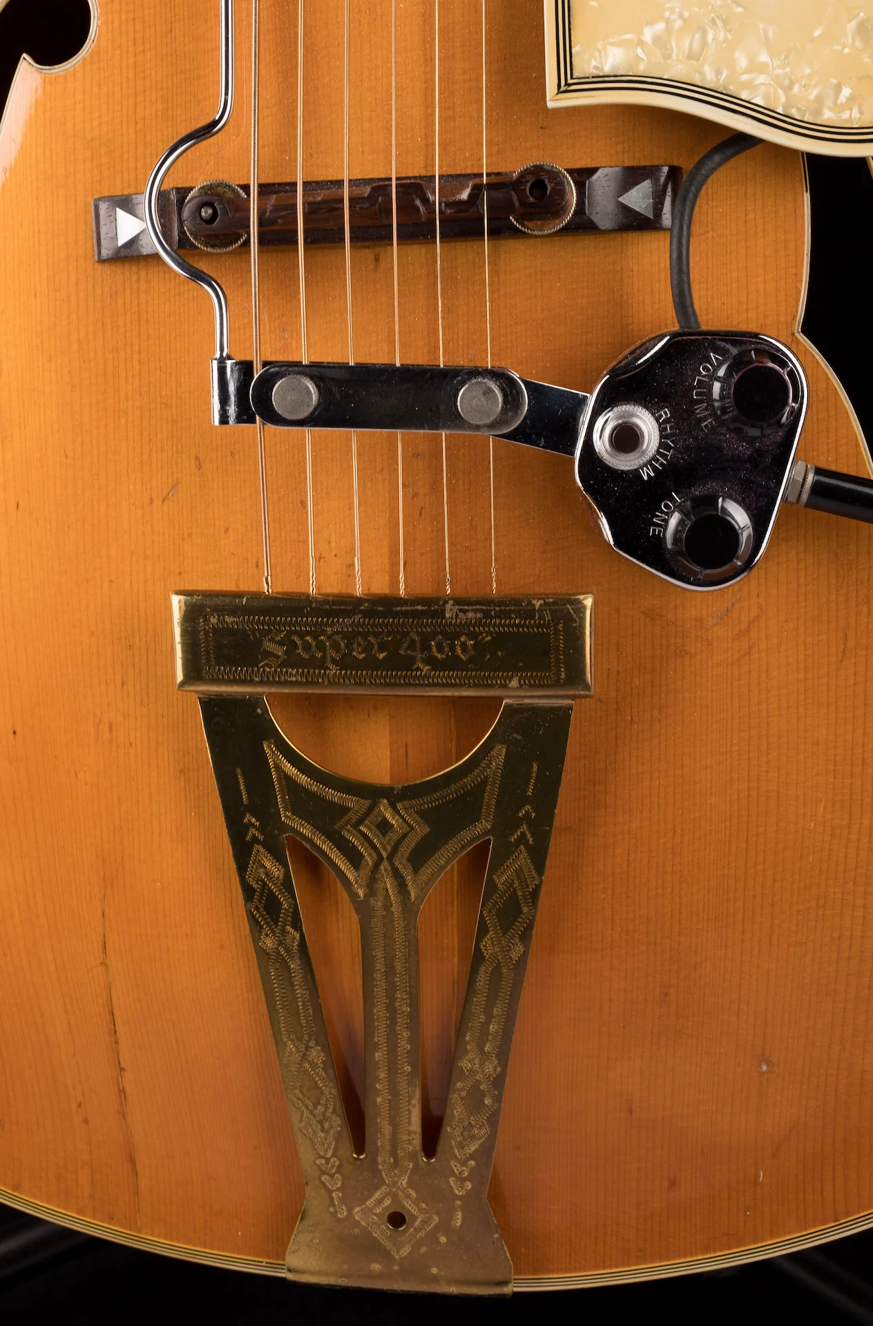 Vintage 1940 Gibson Super 400E Natural with Case - Ry Cooder Collection - Image 7