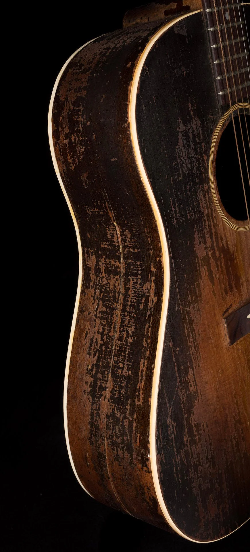 Vintage 1940's Gibson Banner J-45 Sunburst Owned by Ry Cooder - Image 10