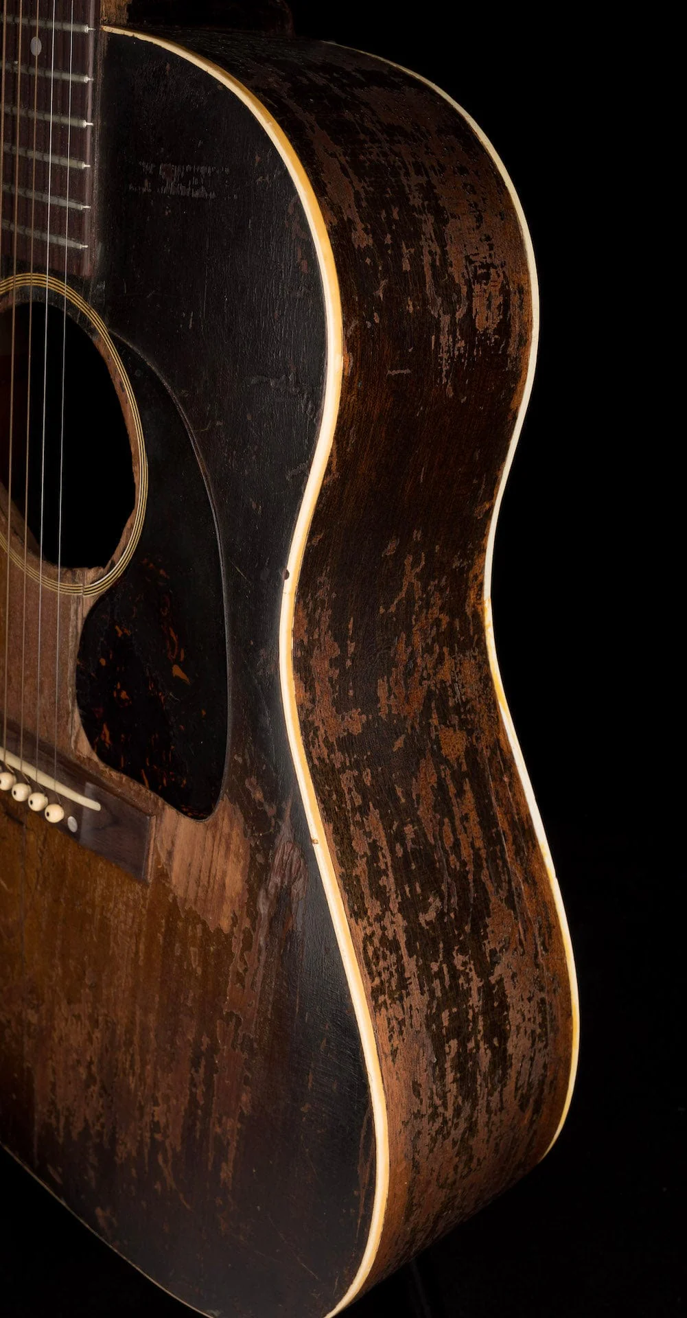 Vintage 1940's Gibson Banner J-45 Sunburst Owned by Ry Cooder - Image 11