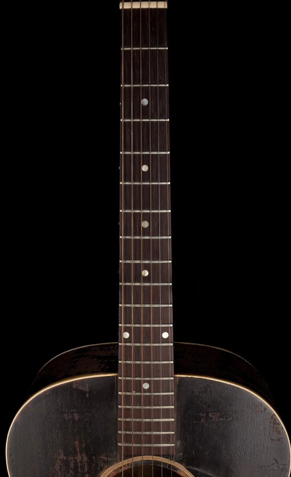 Vintage 1940's Gibson Banner J-45 Sunburst Owned by Ry Cooder - Image 12