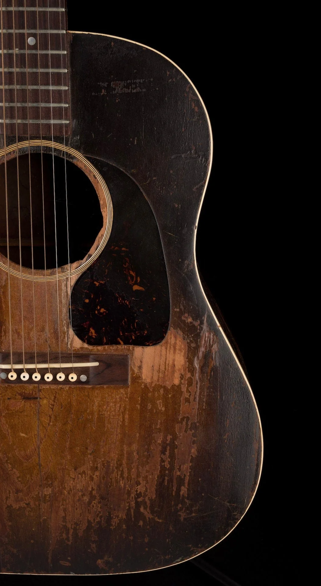 Vintage 1940's Gibson Banner J-45 Sunburst Owned by Ry Cooder - Image 8