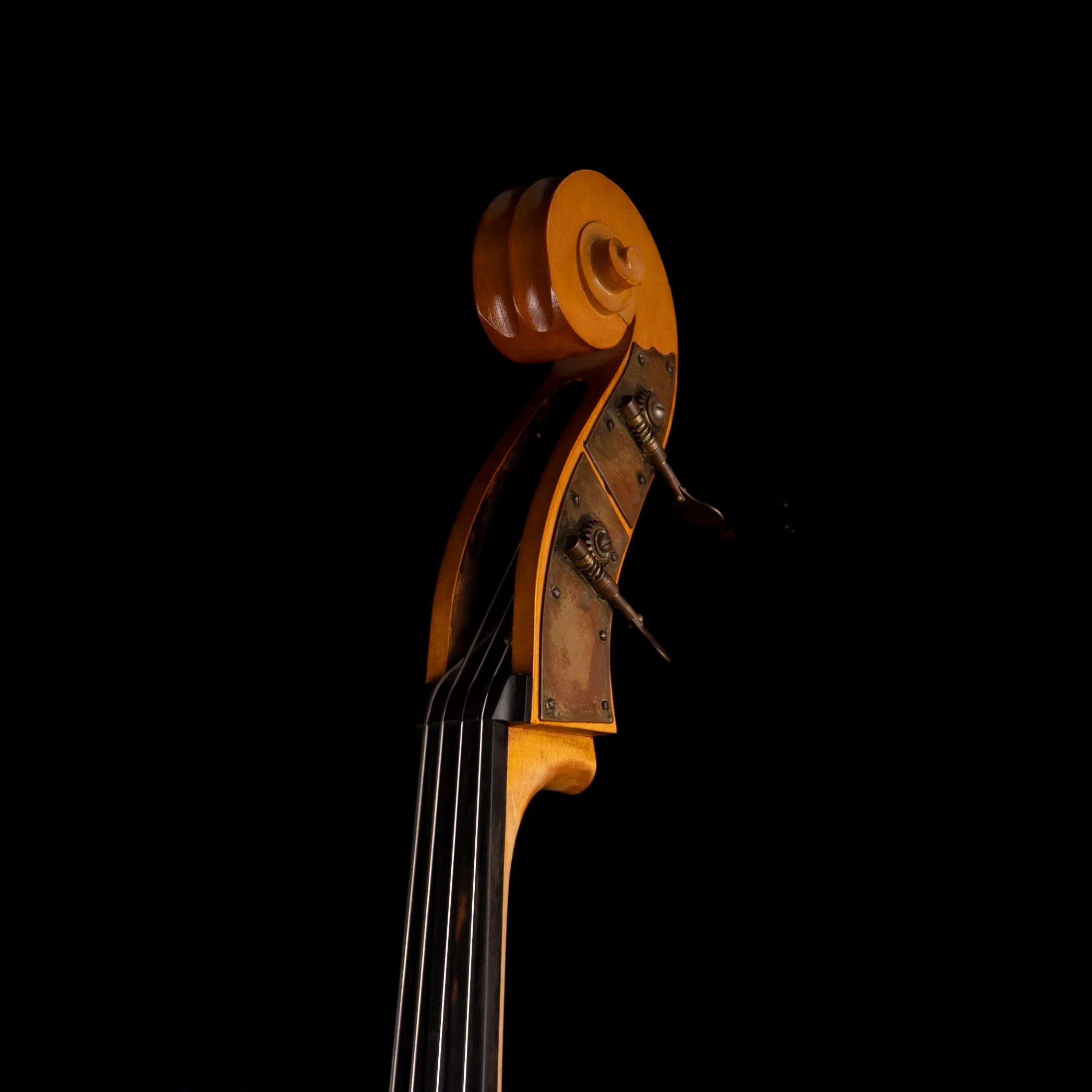 Vintage 1953 Kay M1B 3/4  Upright Double Bass Viol with Softshell Case - Image 7