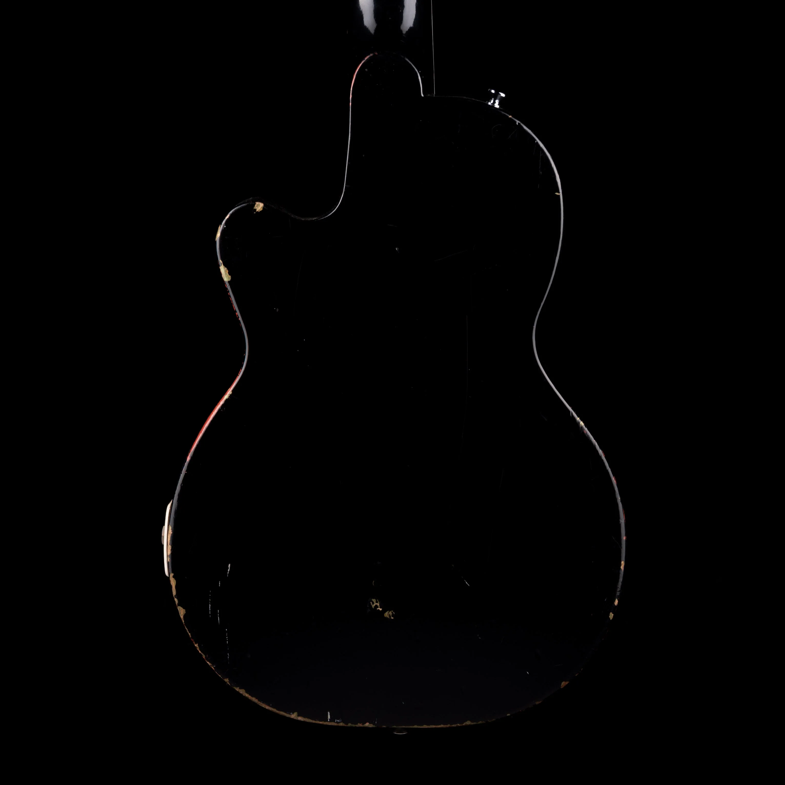 Vintage 1954-58 Kay K-136 Black & White Electric Guitar with Gig Bag - Image 11
