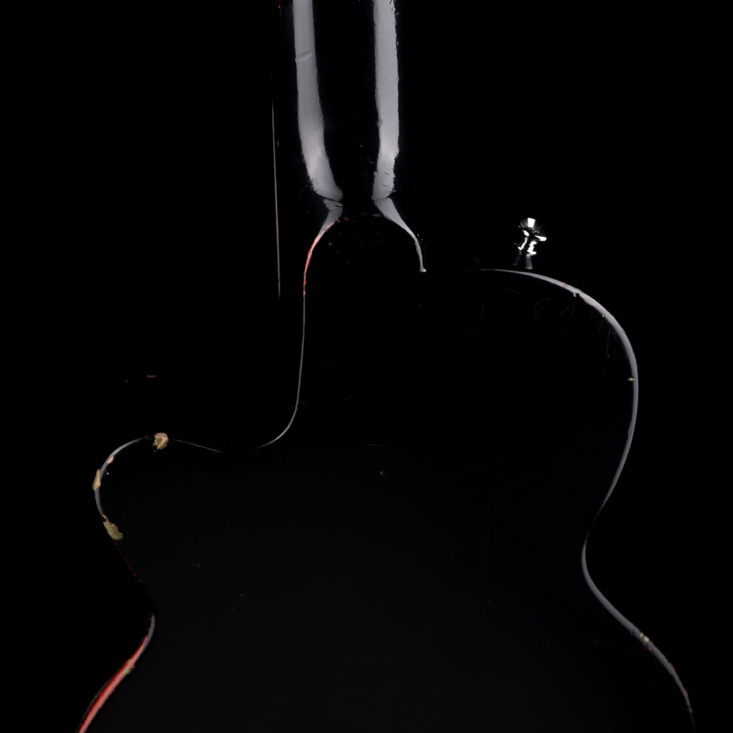 Vintage 1954-58 Kay K-136 Black & White Electric Guitar with Gig Bag - Image 13