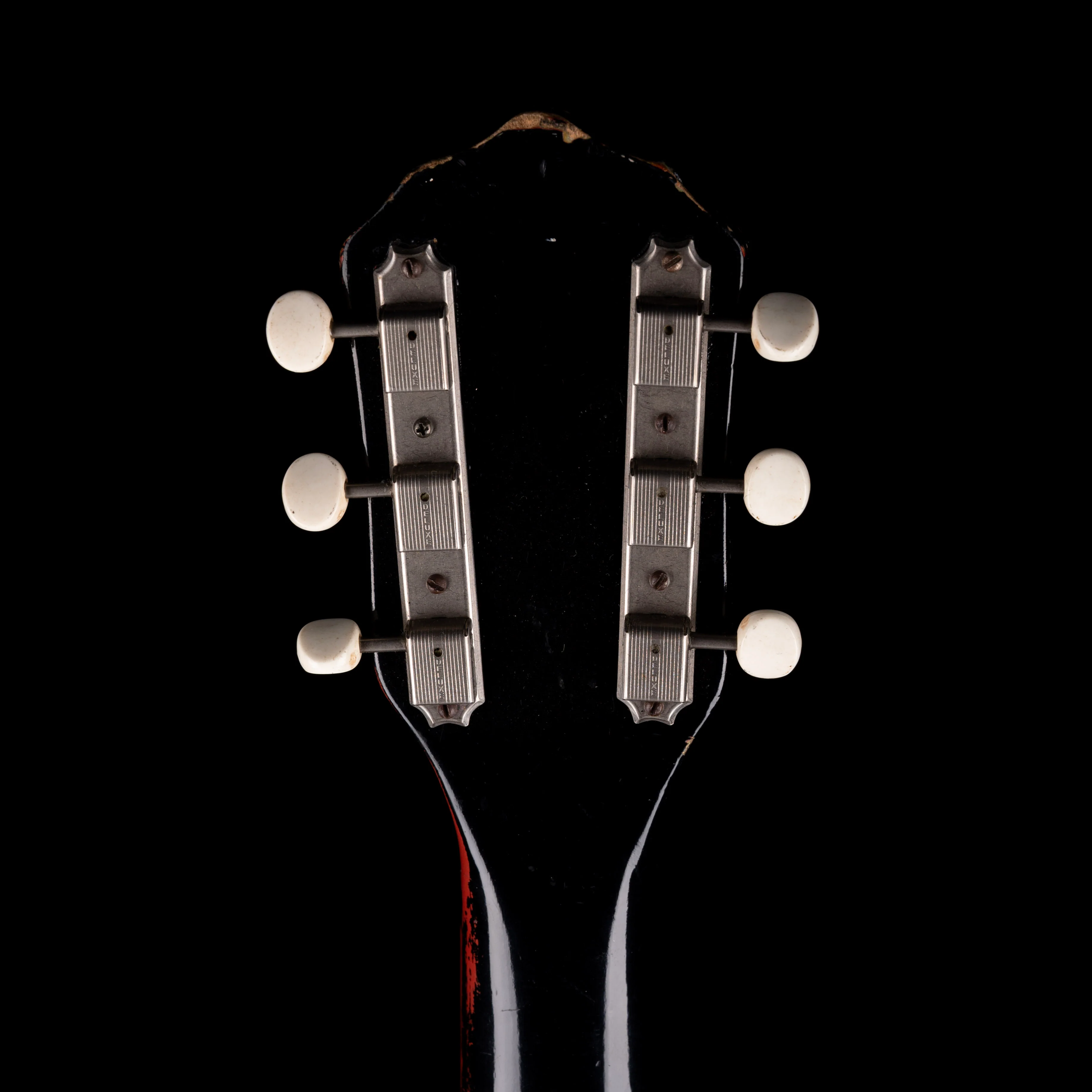 Vintage 1954-58 Kay K-136 Black & White Electric Guitar with Gig Bag - Image 16