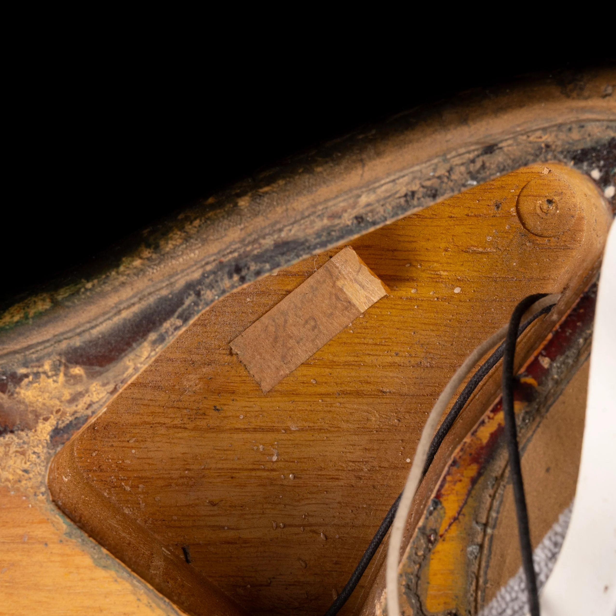 Vintage 1955 Fender Stratocaster Refinished Gold With Case Owned by Bobby Lewis - Image 19