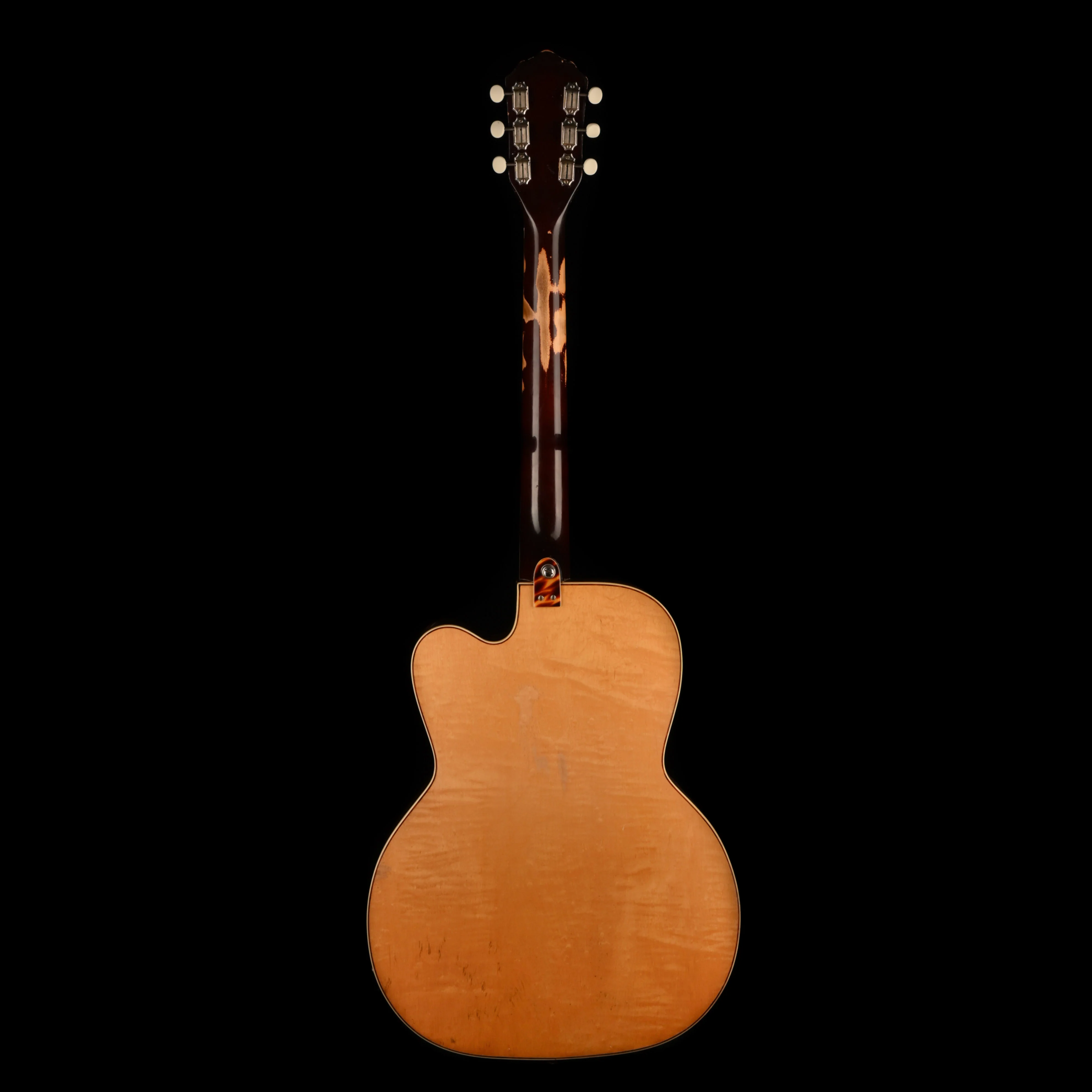 Vintage 1955 Kay Thin Twin Blonde Electric Guitar With OHSC - Image 11