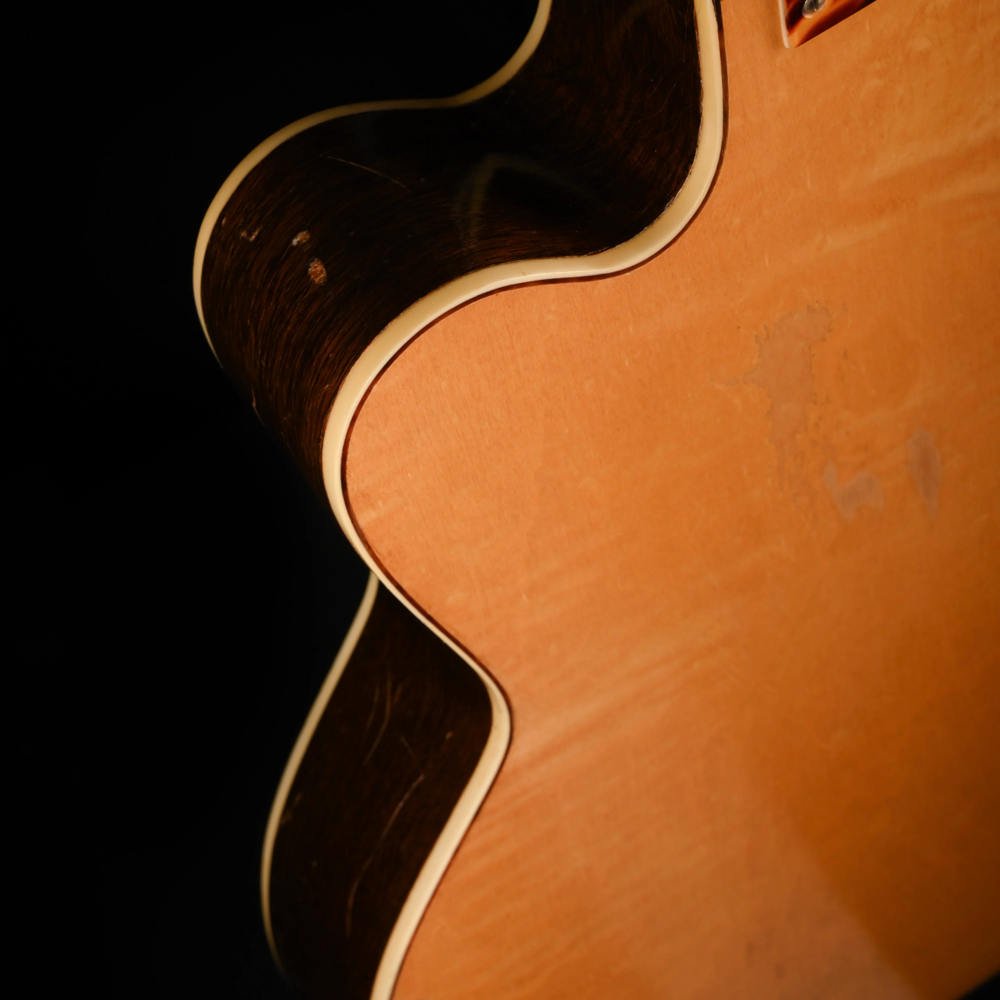 Vintage 1955 Kay Thin Twin Blonde Electric Guitar With OHSC - Image 14