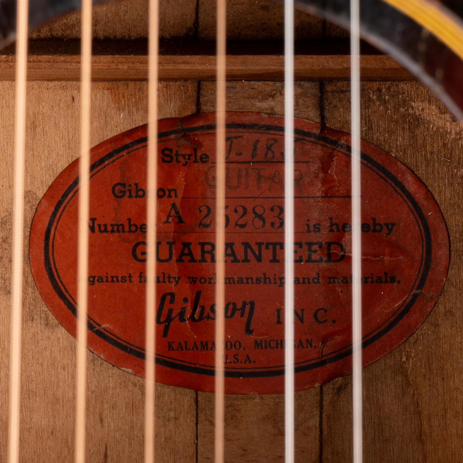 Vintage 1957 Gibson J-185 Sunburst Acoustic Guitar With OHSC - Image 9