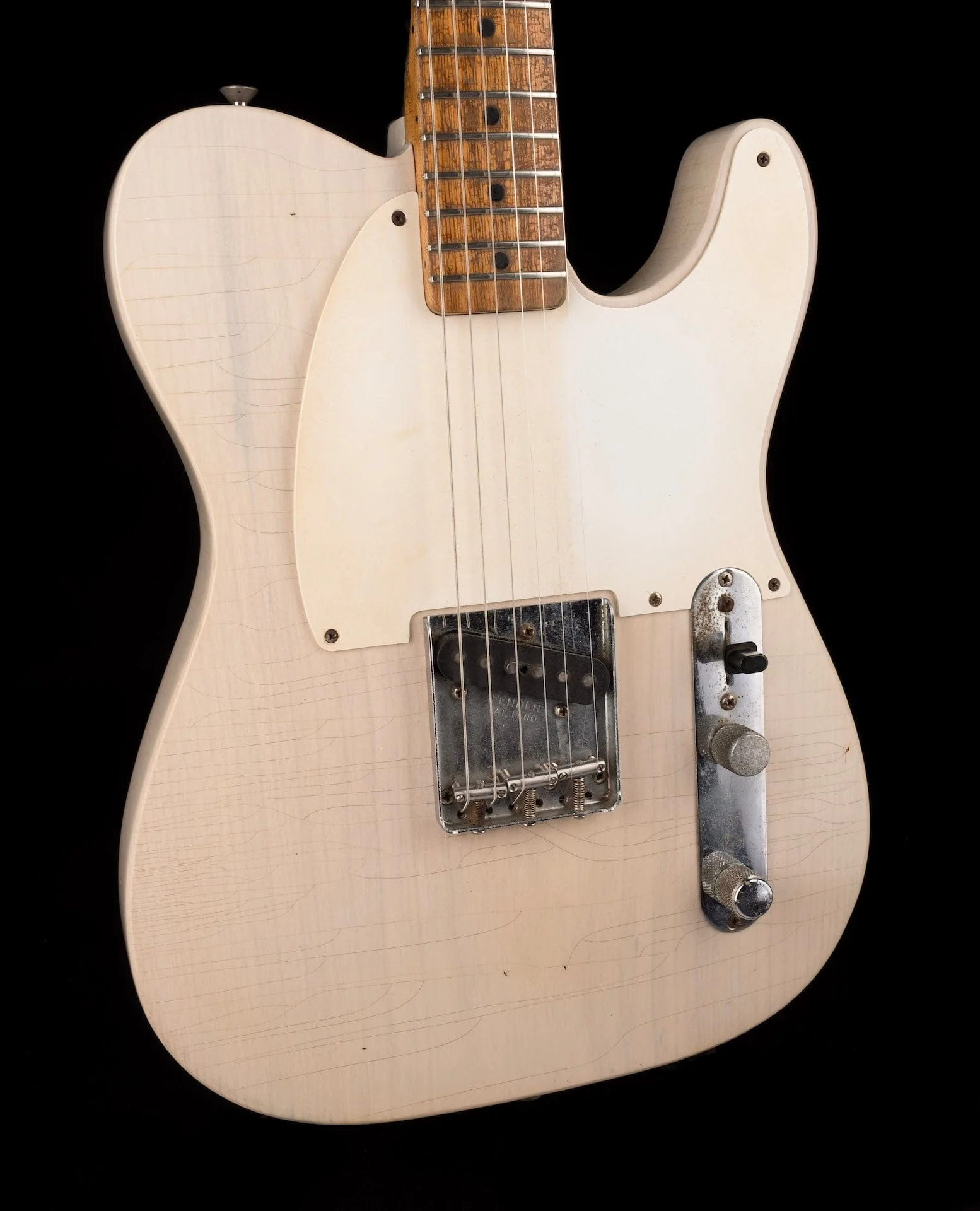 Vintage 1958 Fender Esquire White Blonde With Case - Image 11