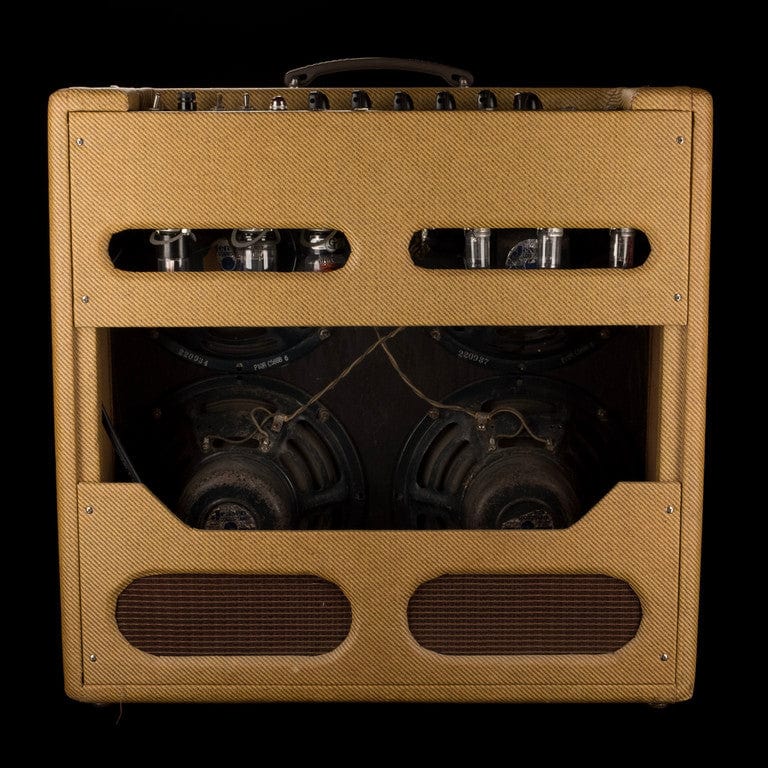 Vintage 1959 Fender Bassman Tweed Guitar Amp Combo - Image 2