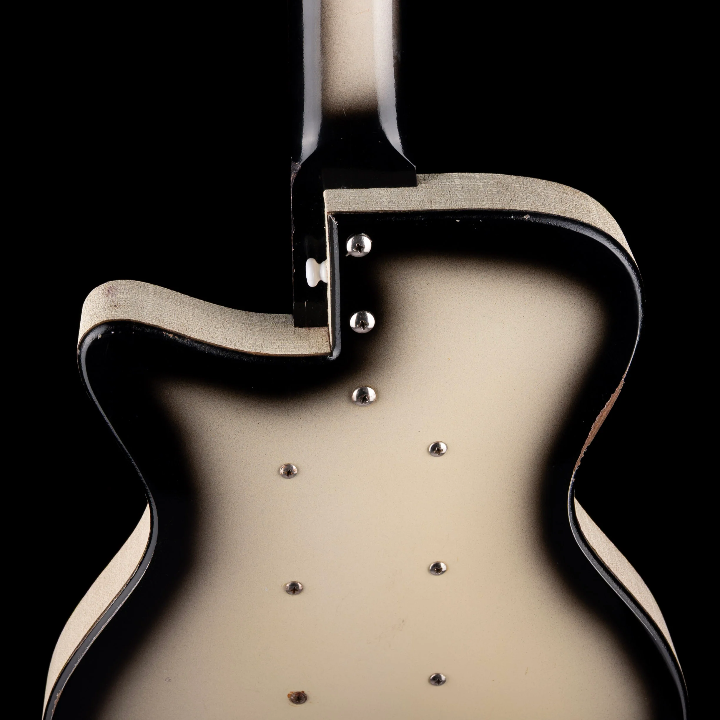 Vintage 1959 Silvertone U3 Model 1305 Sears Silverburst Electric Guitar - Image 10