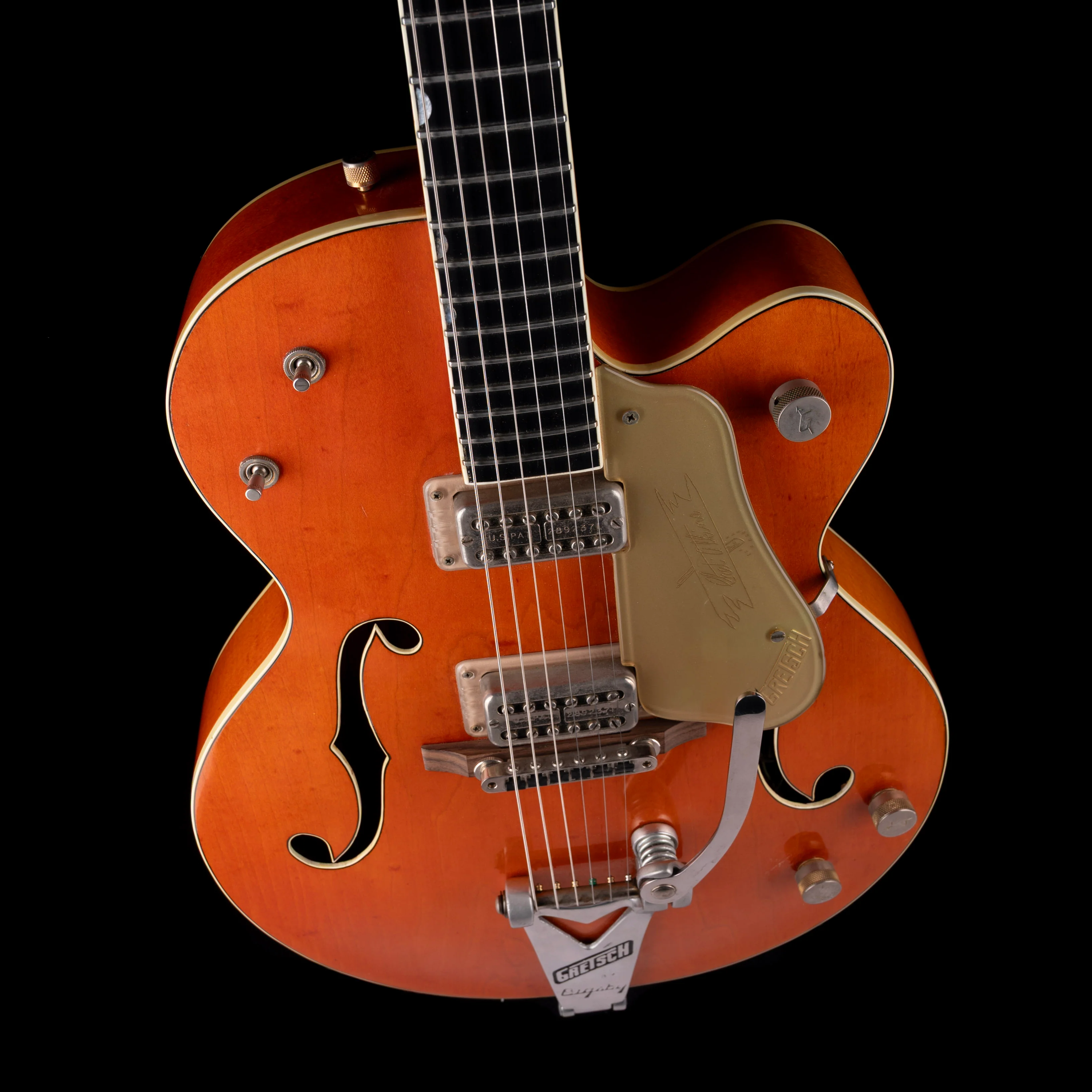 Vintage 1960 Gretsch 6120 Chet Atkins Western Orange Stain With OHSC - Colin Hay Gear - Image 3