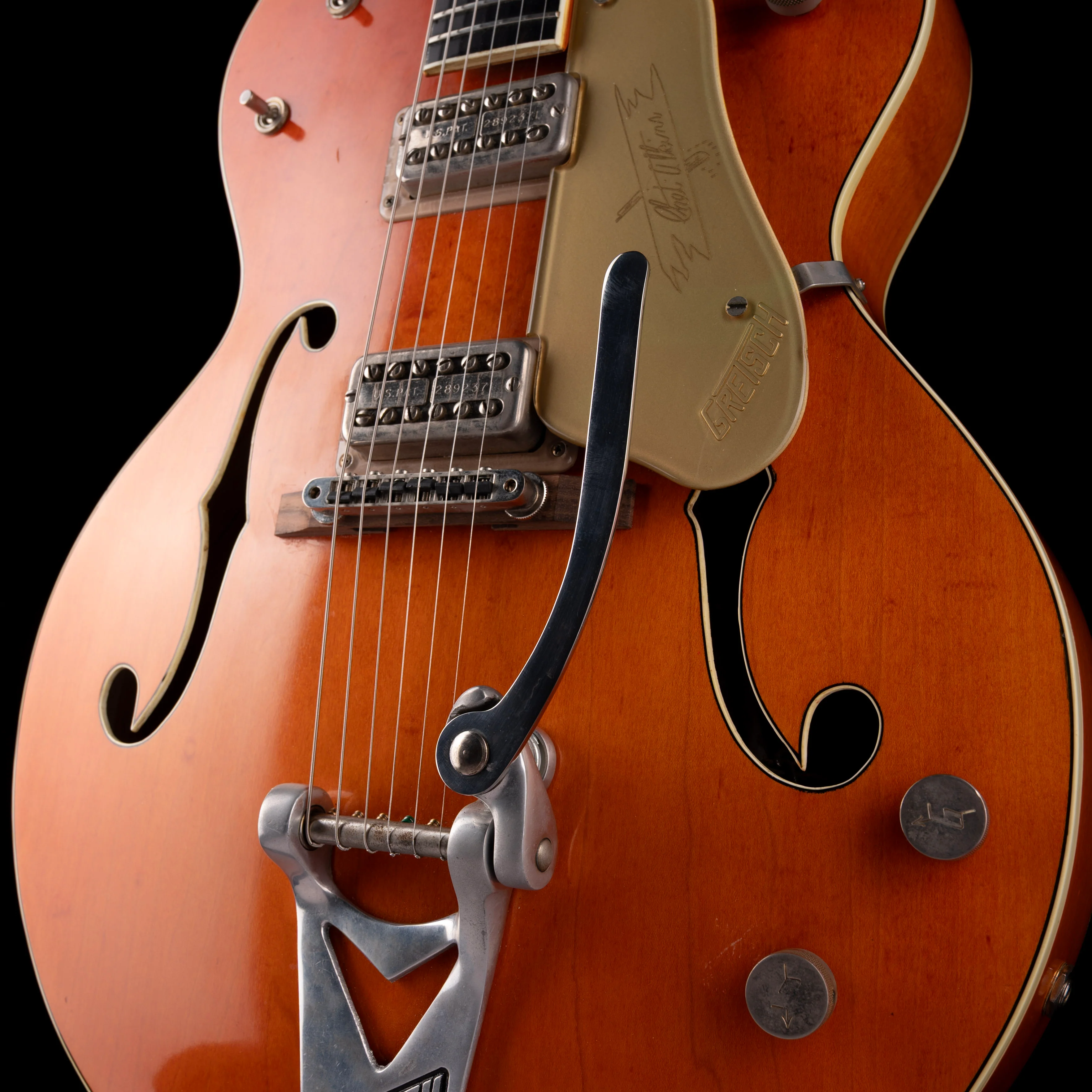 Vintage 1960 Gretsch 6120 Chet Atkins Western Orange Stain With OHSC - Colin Hay Gear - Image 5