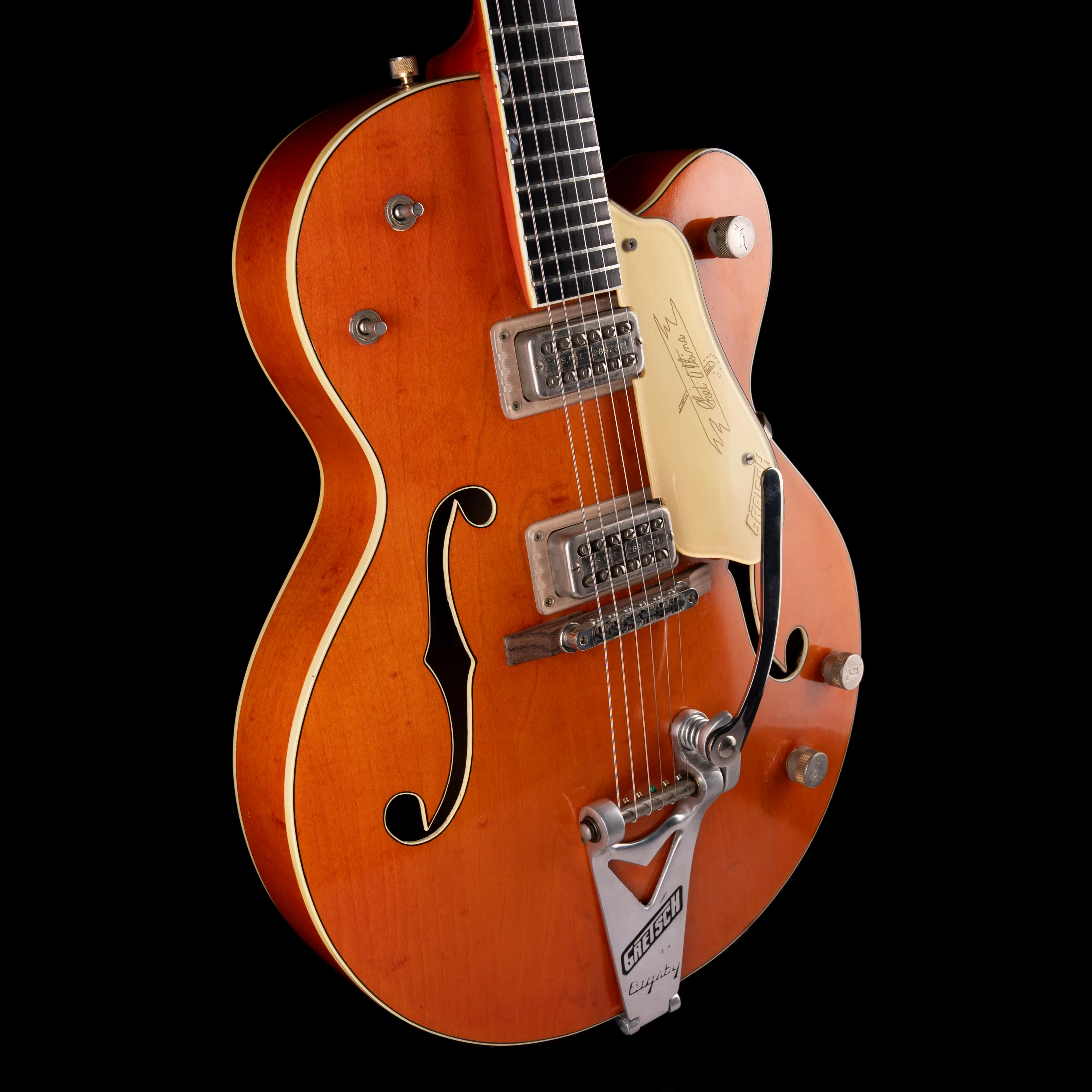 Vintage 1960 Gretsch 6120 Chet Atkins Western Orange Stain With OHSC - Colin Hay Gear - Image 6