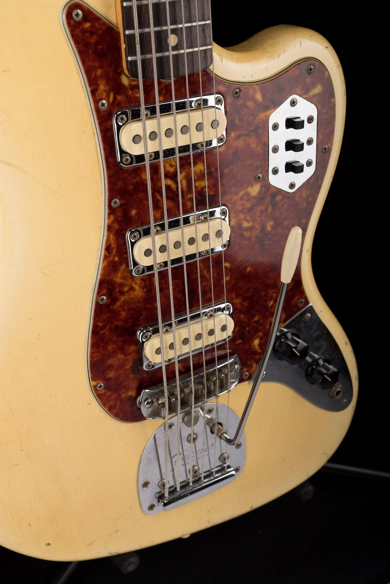 Vintage 1961 Fender Bass VI White Owned by Ry Cooder - Image 10