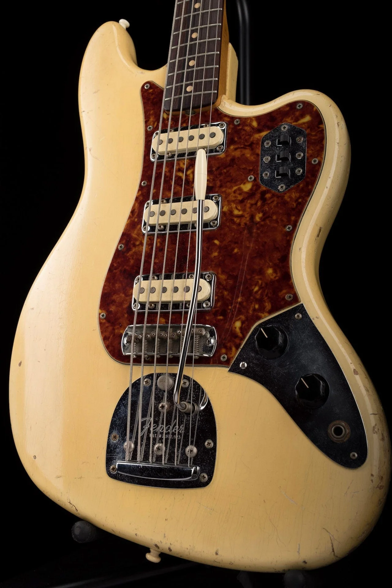 Vintage 1961 Fender Bass VI White Owned by Ry Cooder - Image 11