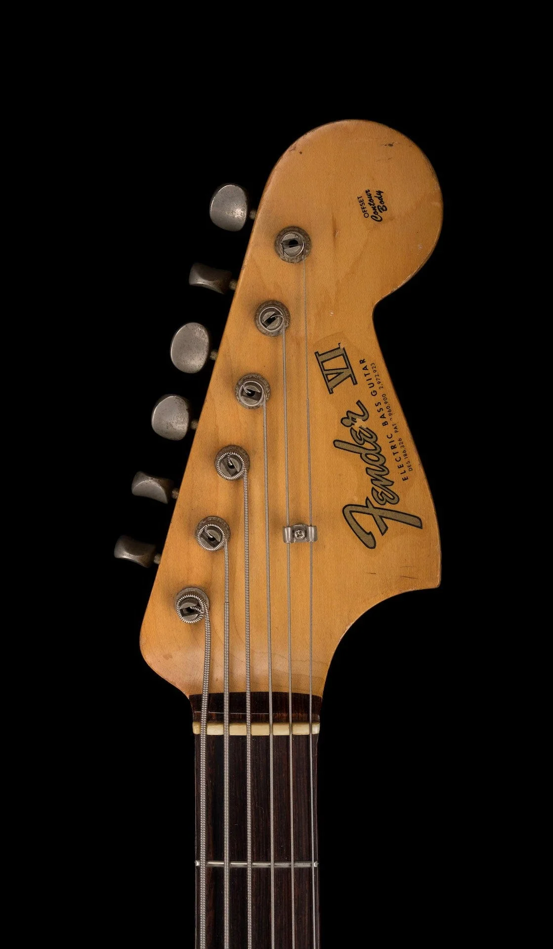 Vintage 1961 Fender Bass VI White Owned by Ry Cooder - Image 14