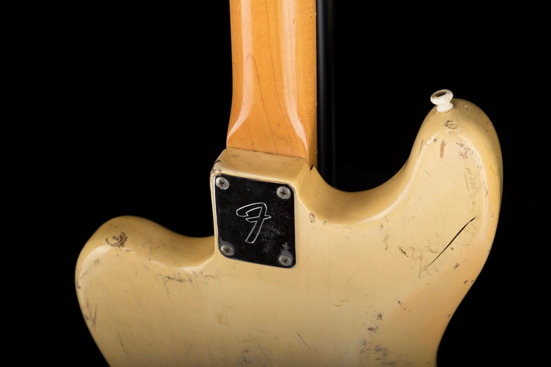 Vintage 1961 Fender Bass VI White Owned by Ry Cooder - Image 17