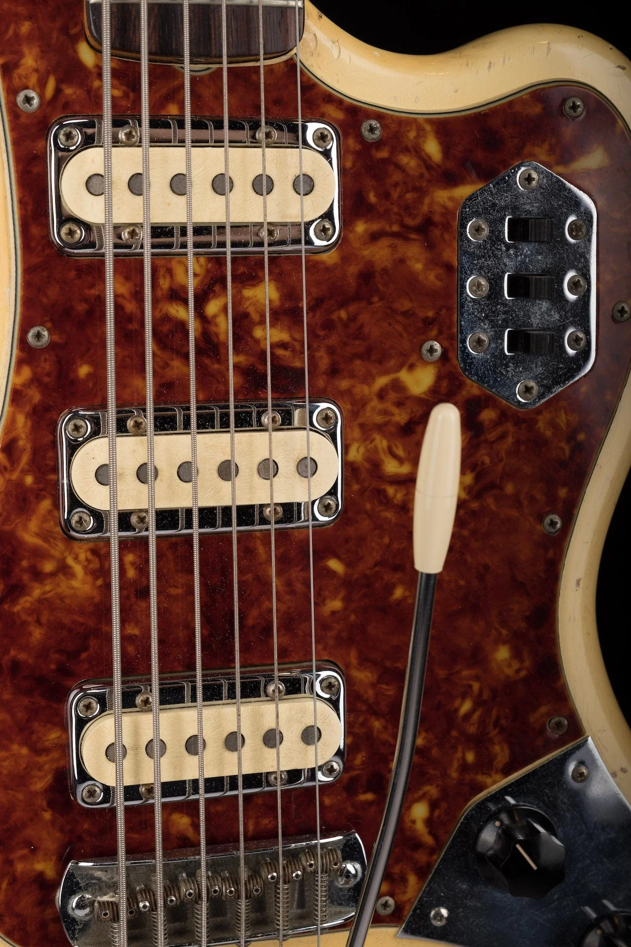 Vintage 1961 Fender Bass VI White Owned by Ry Cooder - Image 6