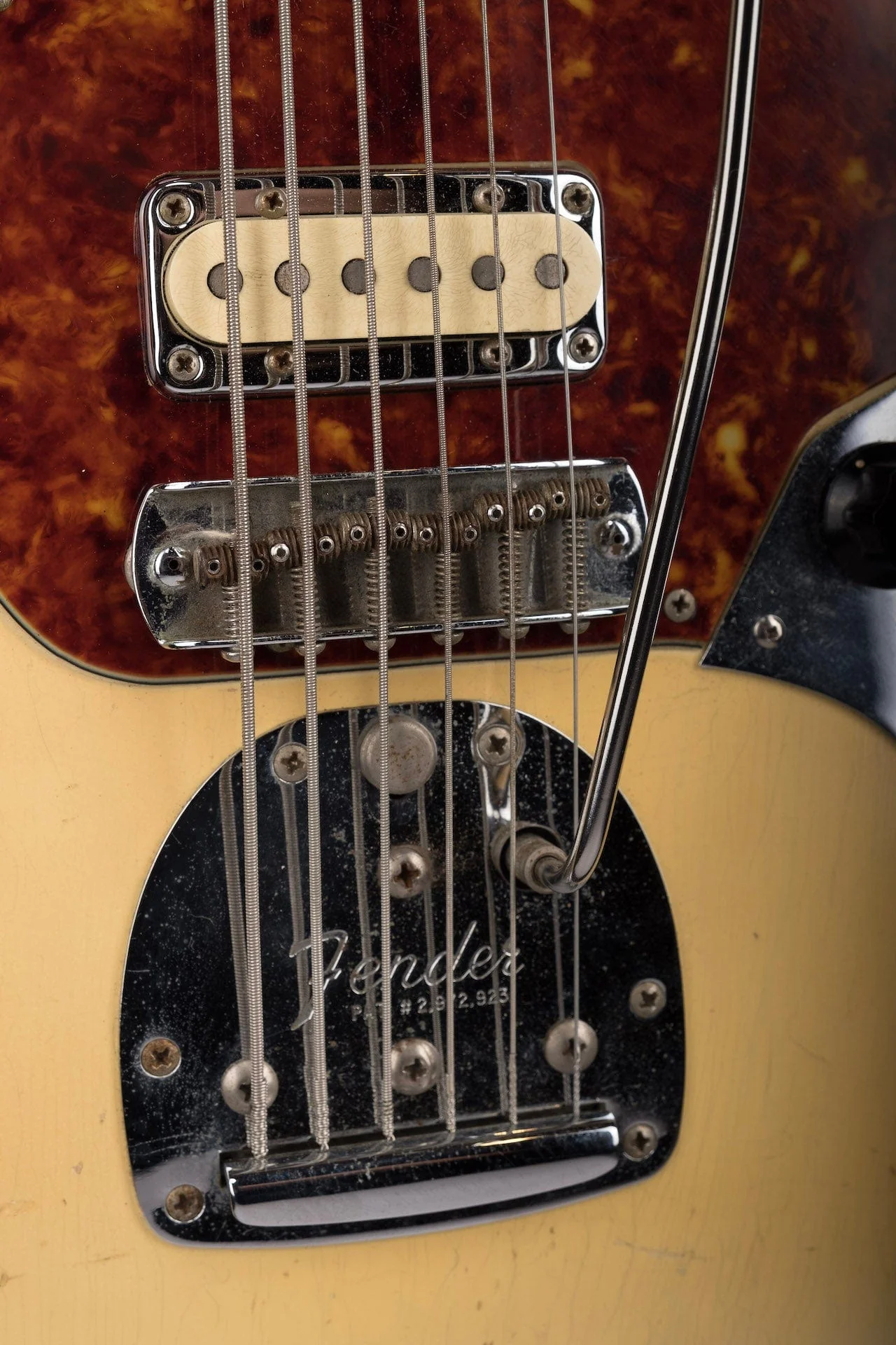 Vintage 1961 Fender Bass VI White Owned by Ry Cooder - Image 7