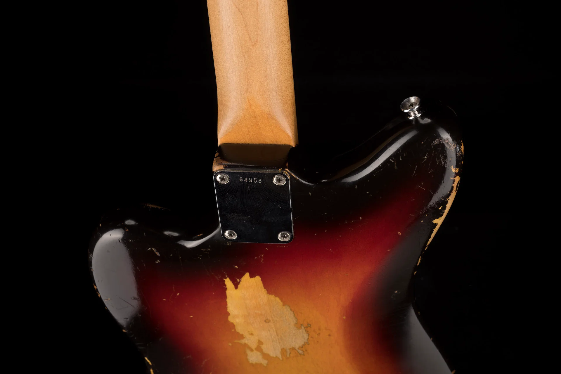 Vintage 1961 Fender Jazzmaster 3-Tone Sunburst with Case - Image 16