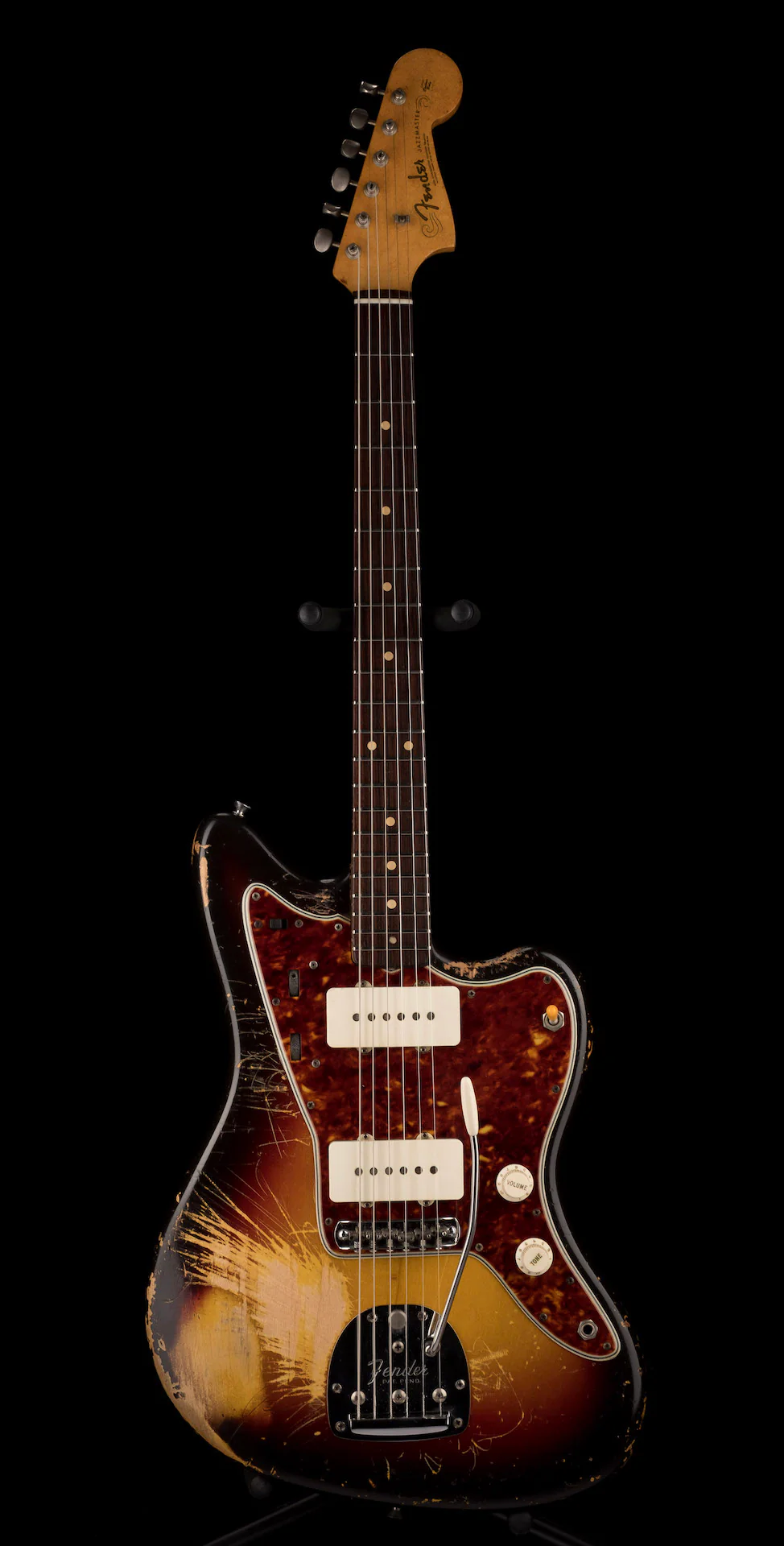 Vintage 1961 Fender Jazzmaster 3-Tone Sunburst with Case - Image 2