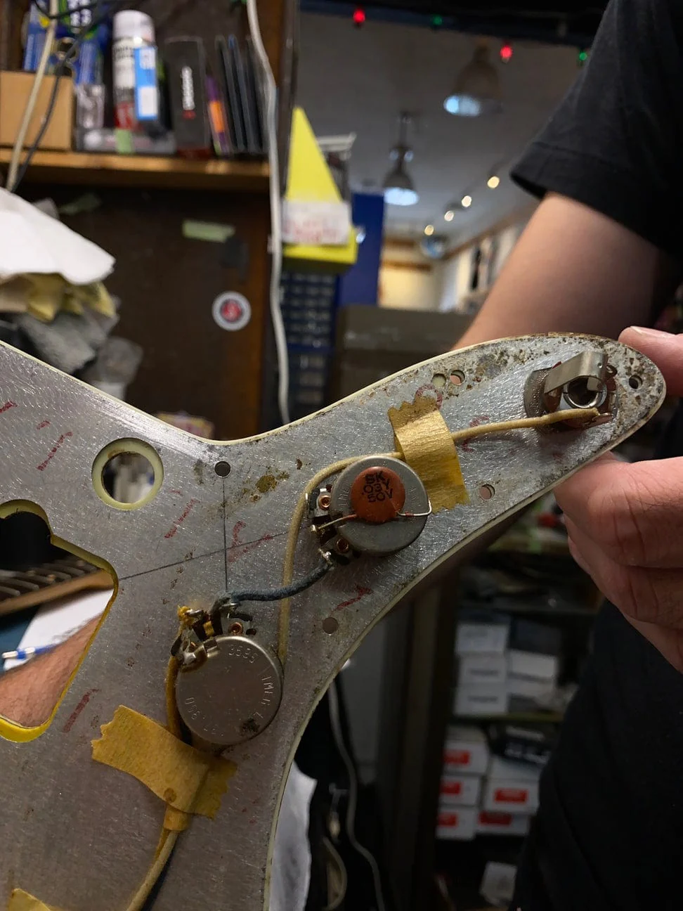 Vintage 1961 Fender Jazzmaster Refinished Refret 14" Radius w/ OHSC - Image 14