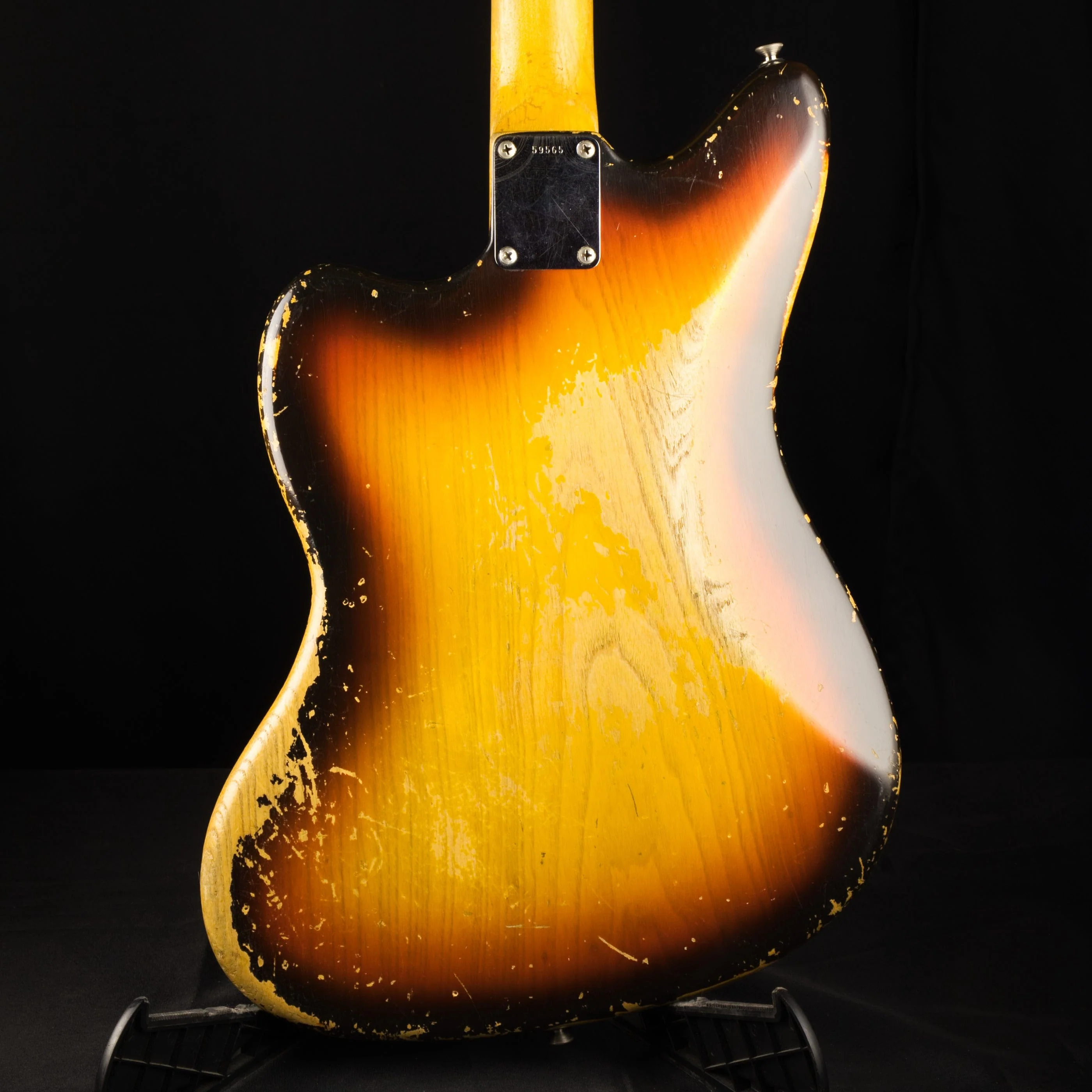 Vintage 1961 Fender Jazzmaster Refinished Refret 14" Radius w/ OHSC - Image 7
