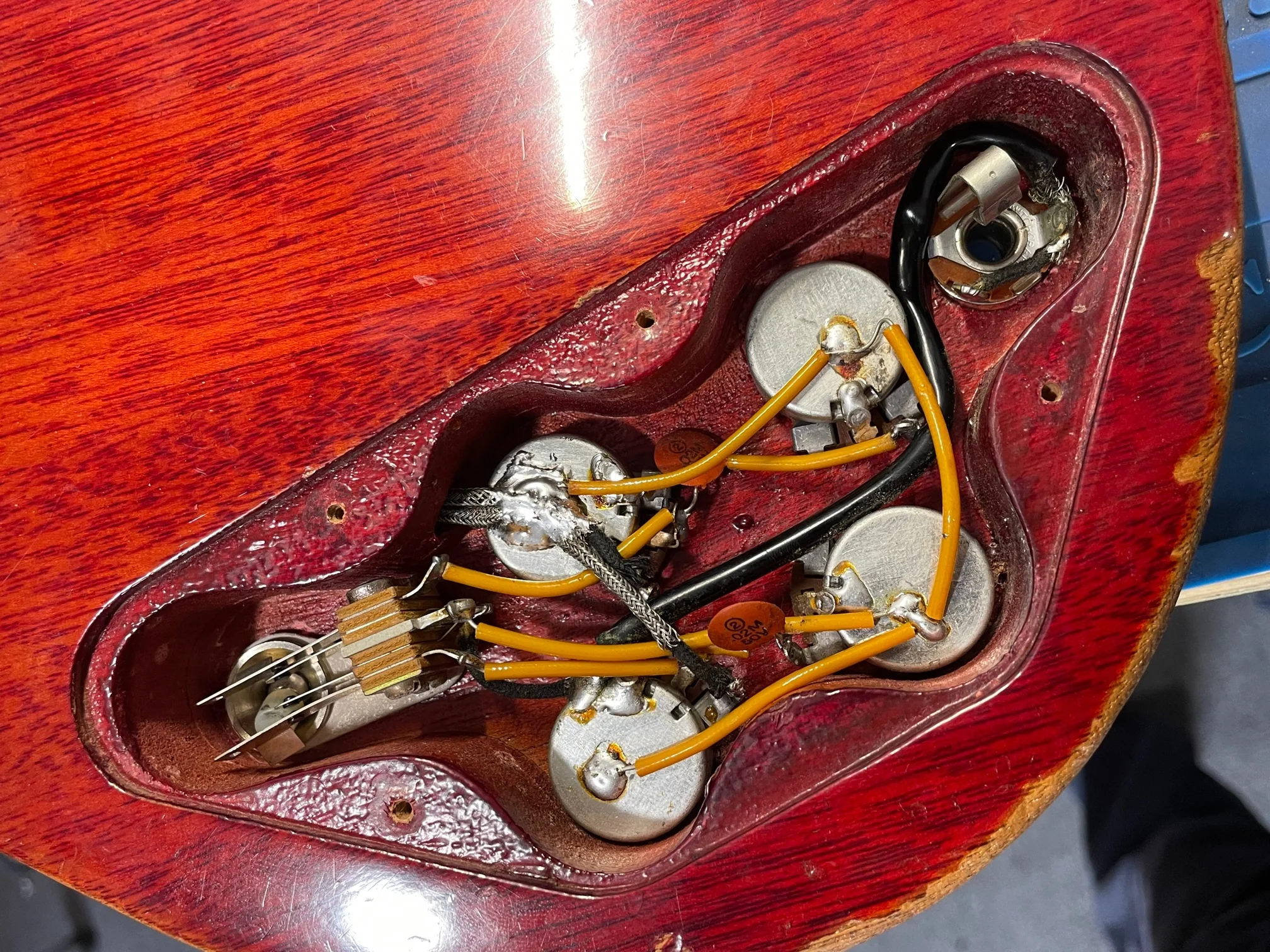 Vintage 1961 Gibson Les Paul SG Standard Cherry with OHSC - Image 14