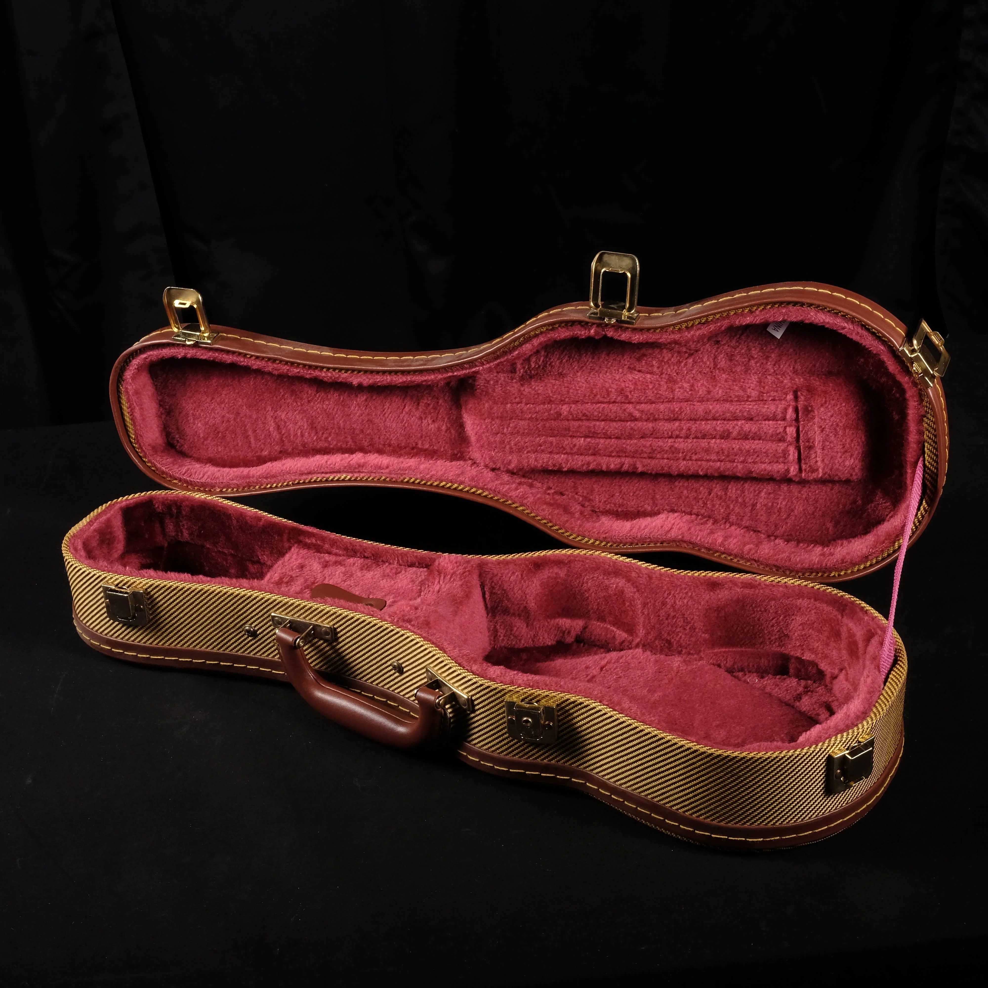 Vintage 1961 Martin Soprano Ukulele With Original Hang Tags and Tweed Uke Case - Image 10