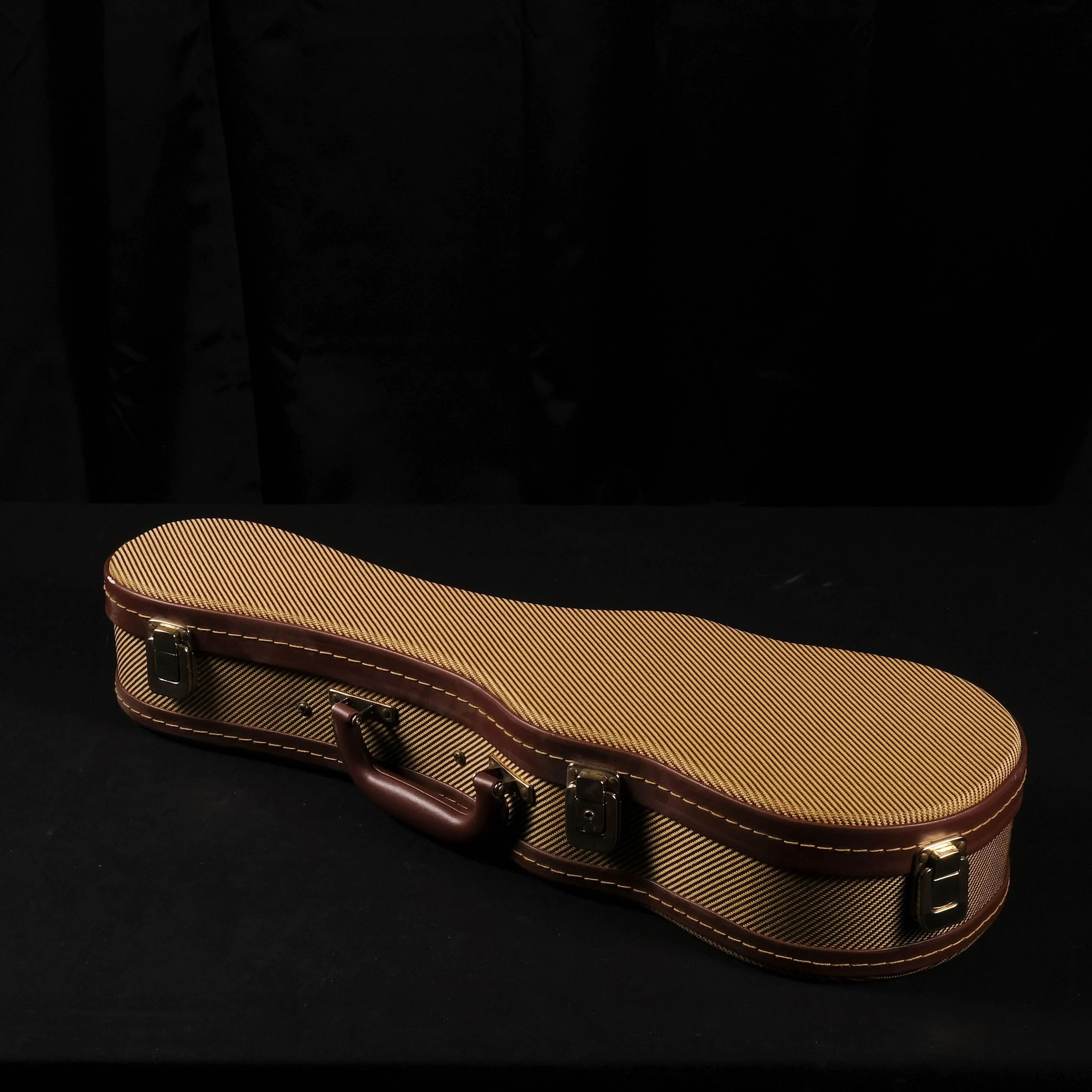 Vintage 1961 Martin Soprano Ukulele With Original Hang Tags and Tweed Uke Case - Image 9